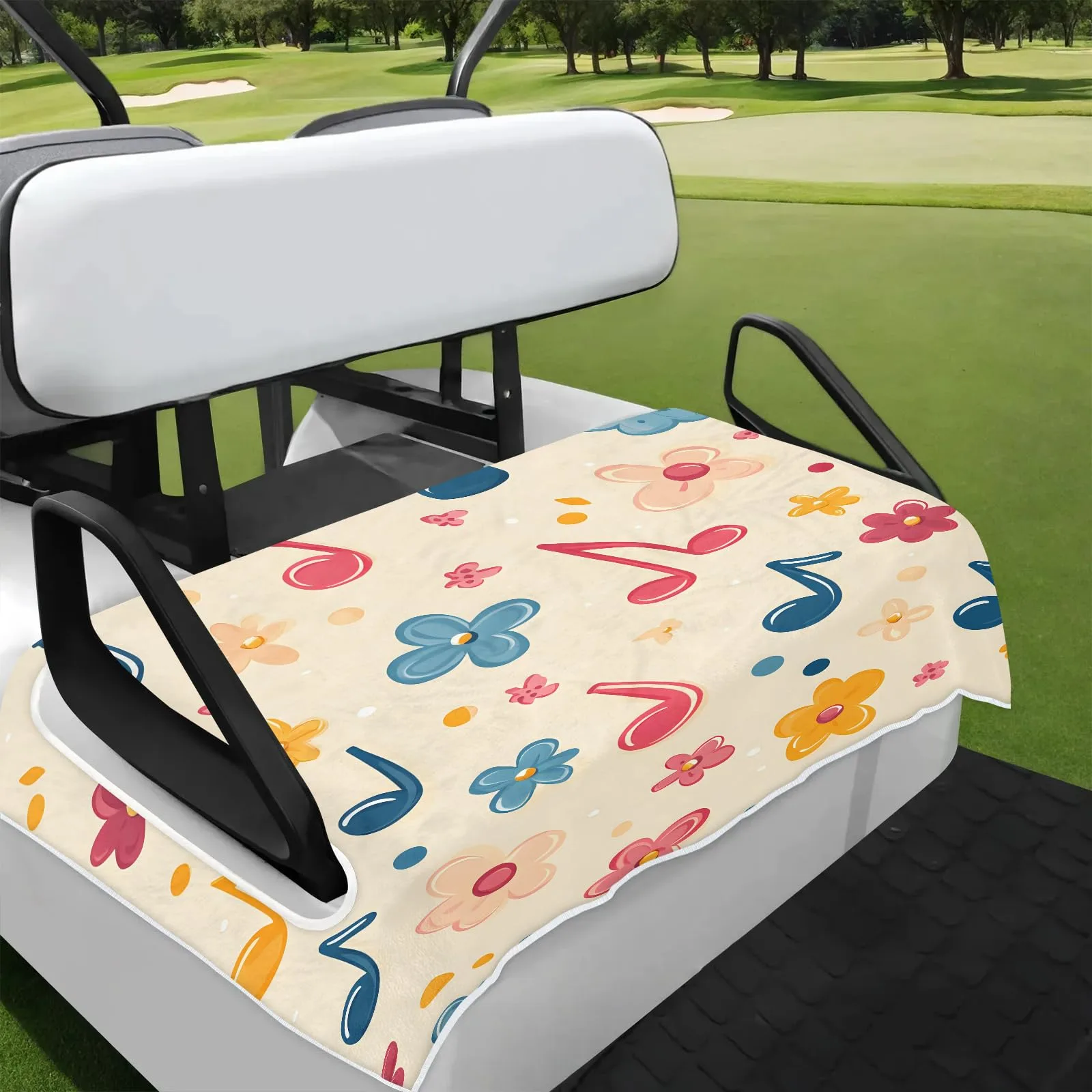 Tiveruda Golf Cart Seat Cover for Double Seats 51 x 31 in