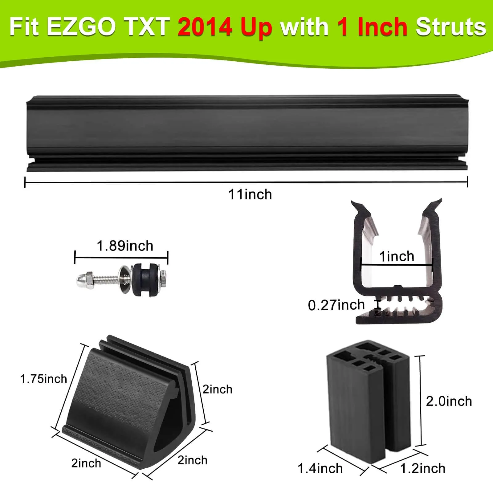 LEAPGOMAX Windshield Clips for E-Z-GO TXT 2014+ image 4