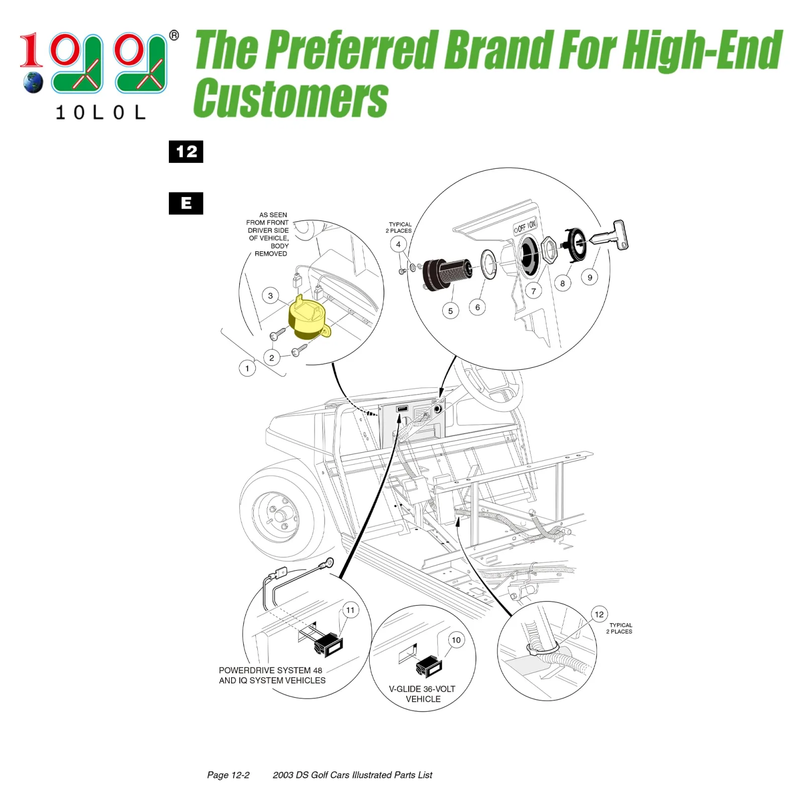 10L0L Forward Reverse Buzzer for Club Car 1016851 image 2