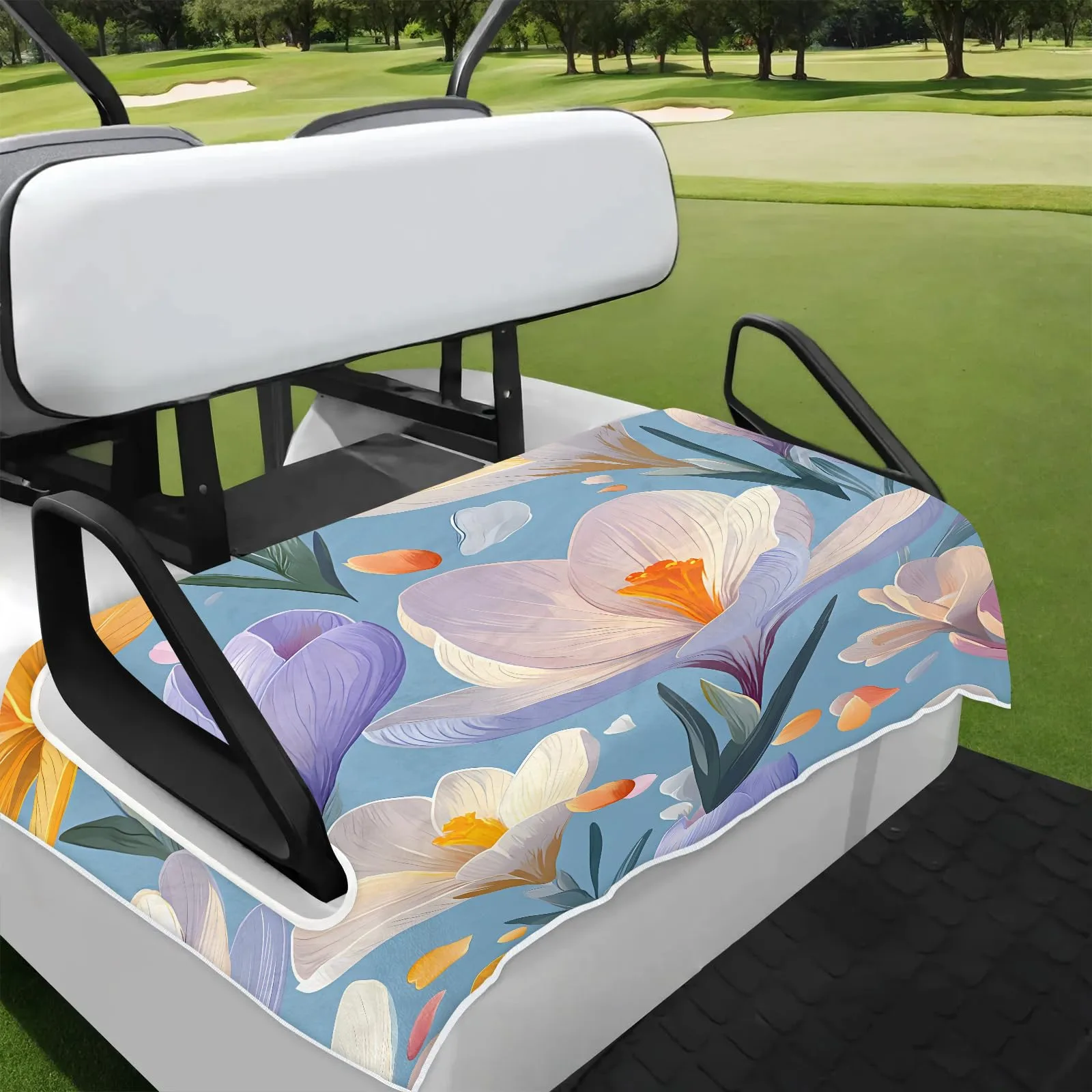 Tiveruda Golf Cart Seat Cover for Double Seats