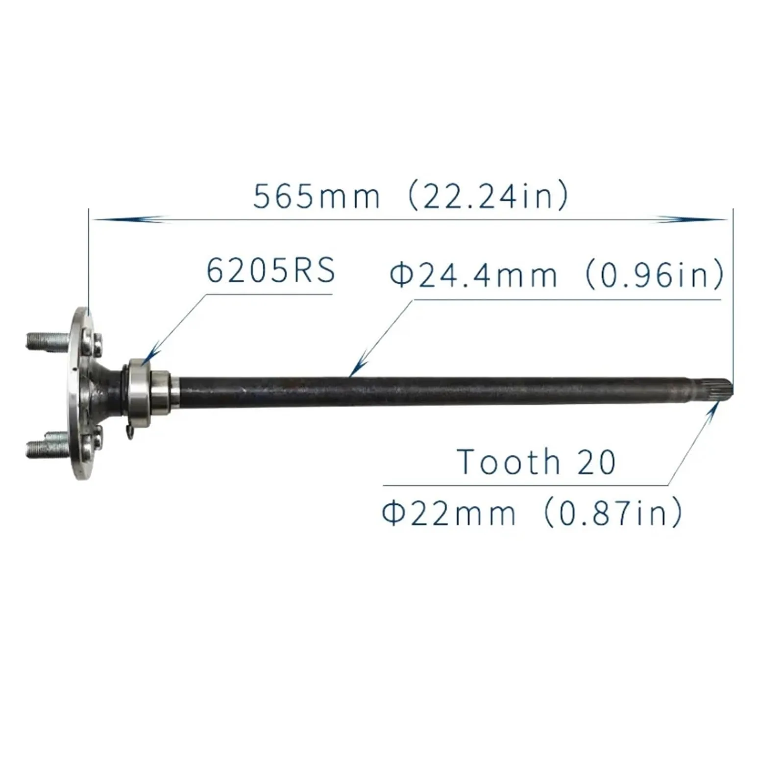 CHMIFTNX Golf Cart Rear Axle Drive Shaft Half Shaft image 2