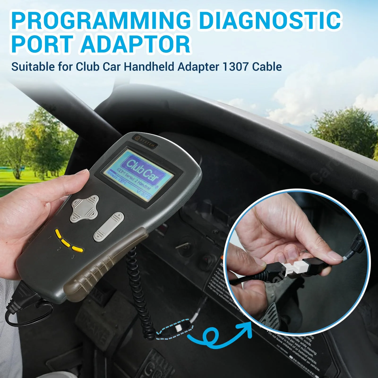 CartClan Club Car 1307 Diagnostic Cable CT-CC-0115 image 2
