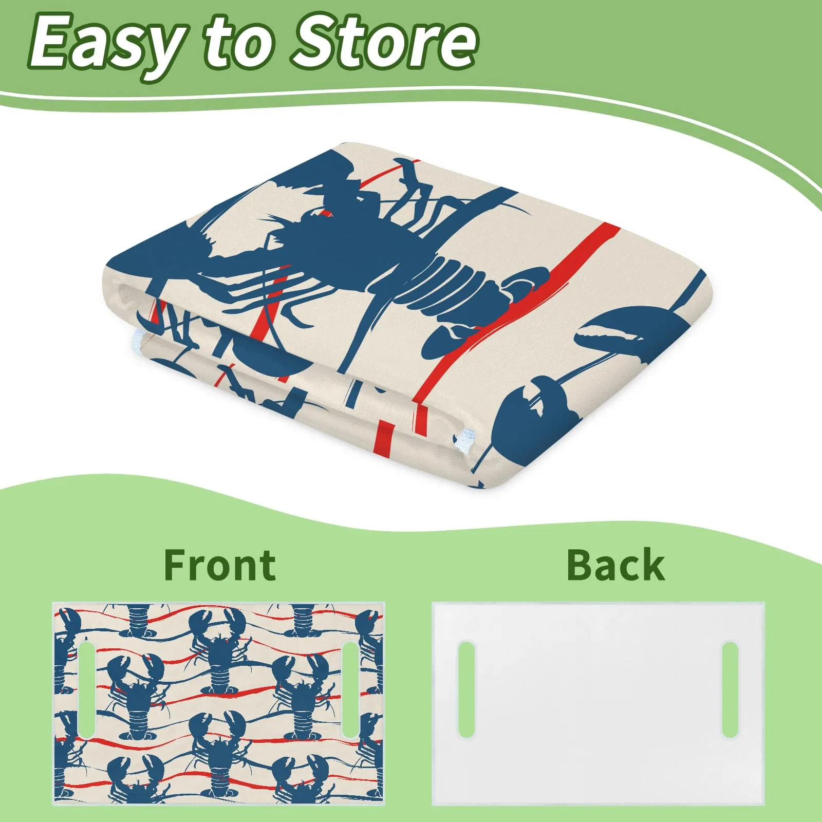 Tiveruda 51" x 31" Universal 2-Person Golf Cart Seat Cover image 4