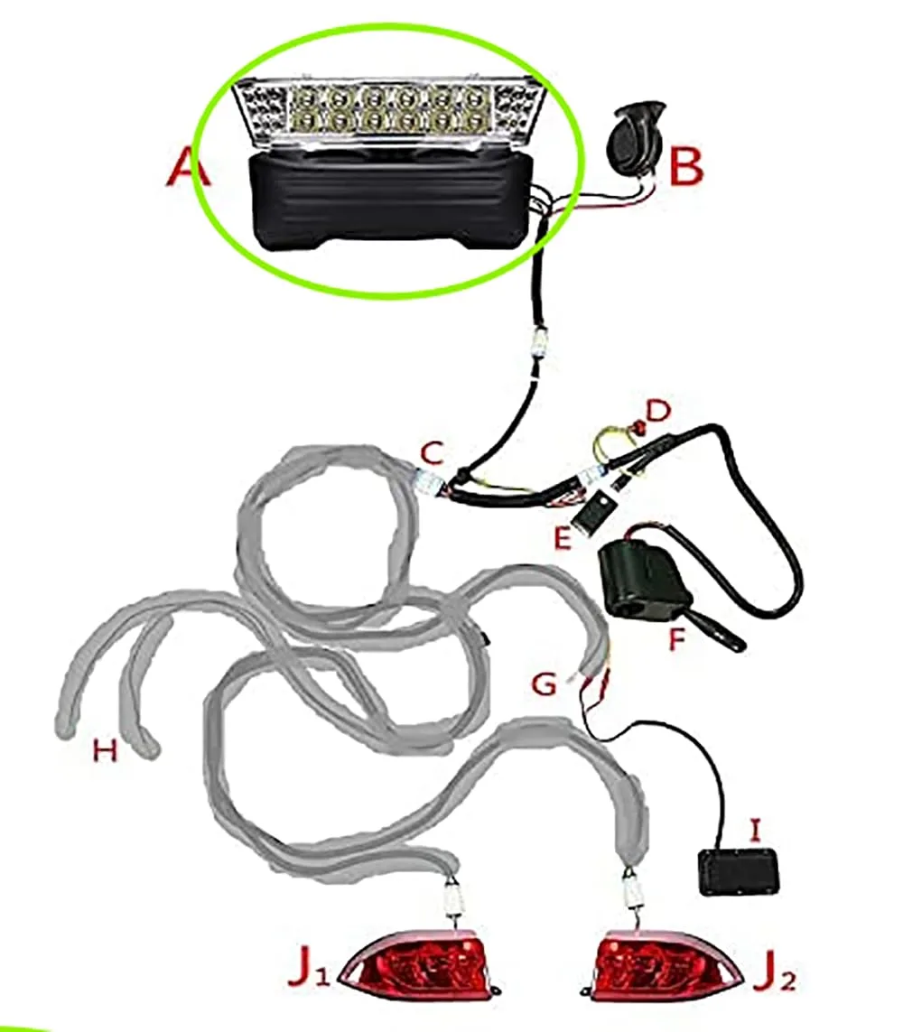 Dr.Acces LED Headlight Kit for Club Car Precedent image 3