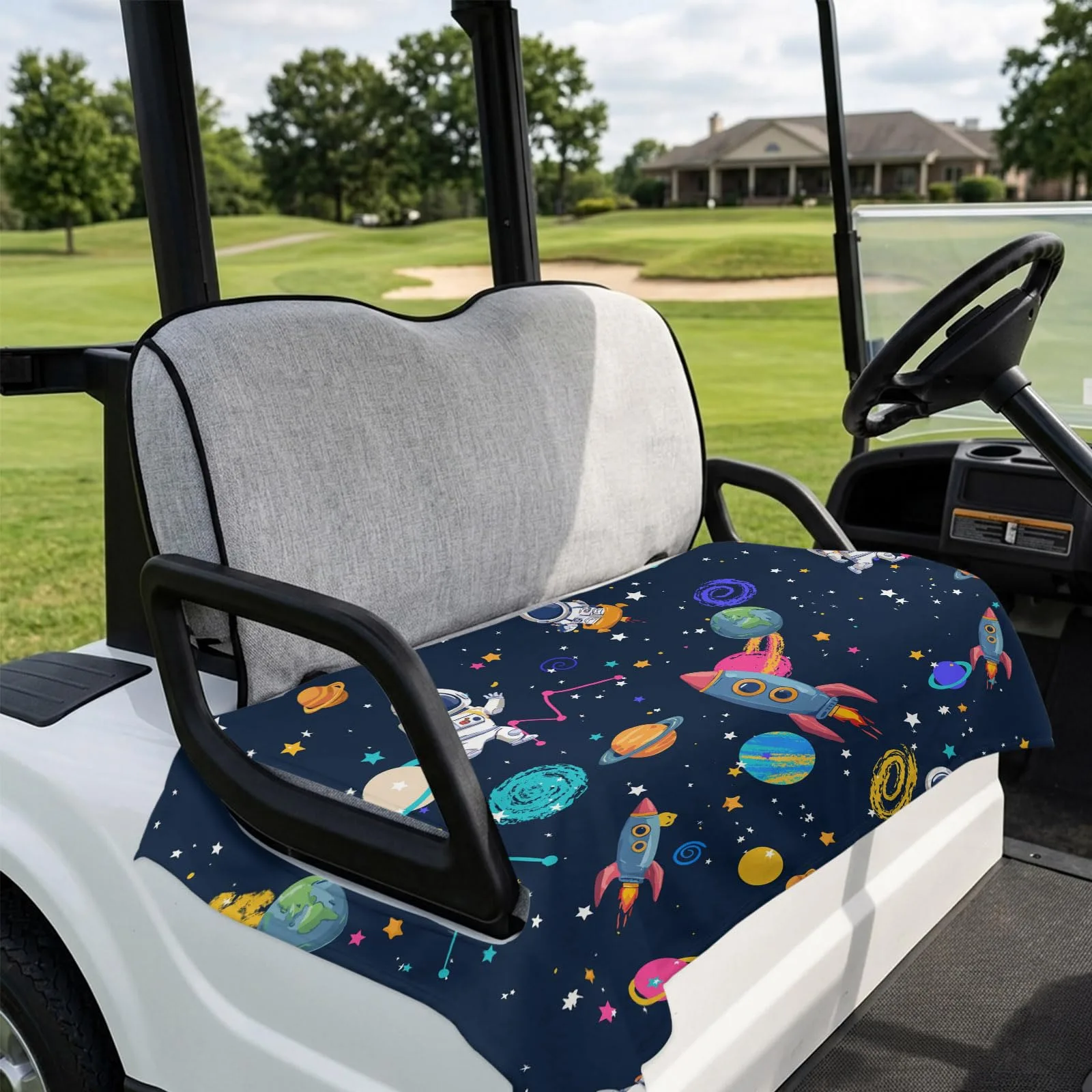 DecorLovee Golf Cart Seat Cover for 2-Seater Carts image 4