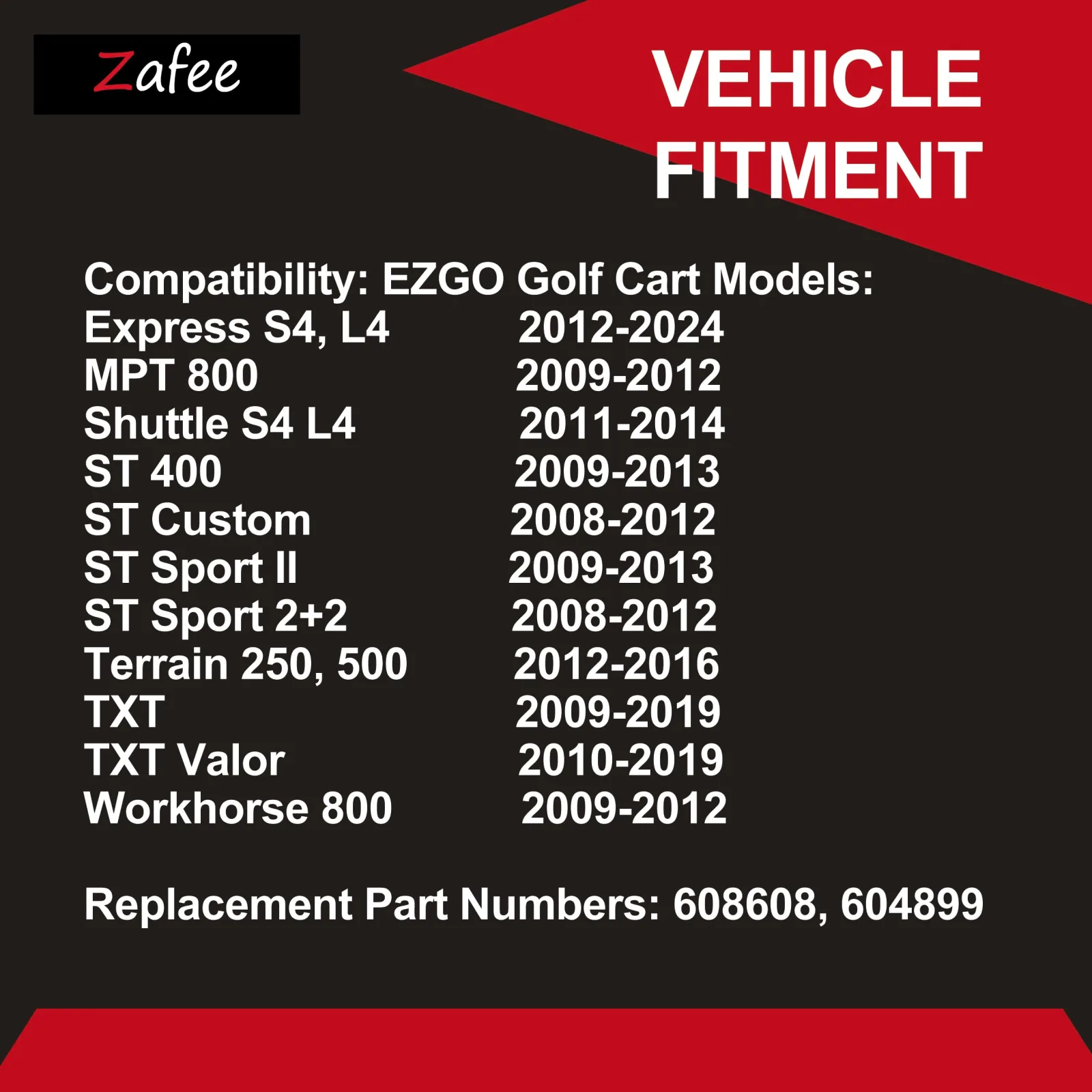 zafee 608608 Accelerator Throttle Cable for E-Z-GO Golf Carts image 3
