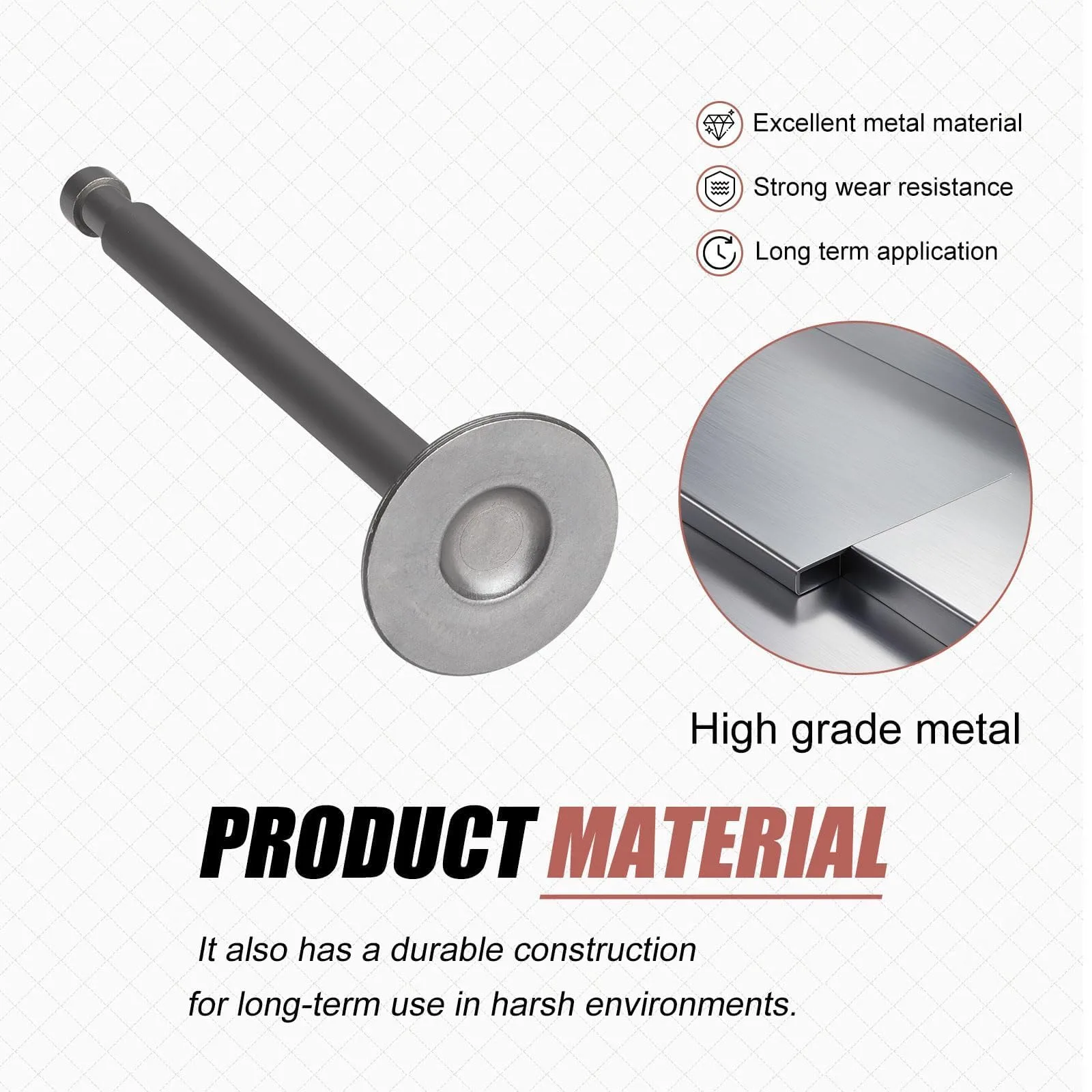 zozoye Exhaust & Intake Valve Set for Club Car 341cc image 3