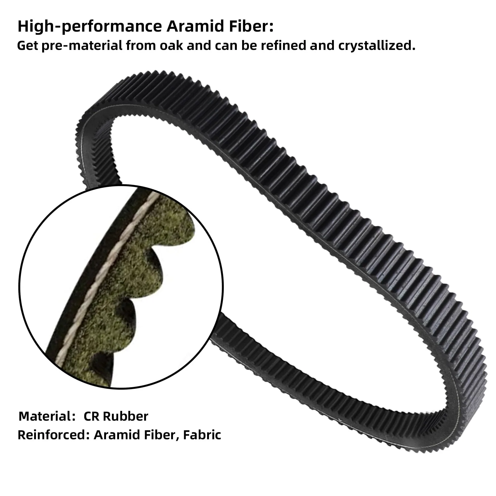 Roykaw 618630 Clutch Drive Belt for E-Z-GO RXV/TXT image 2