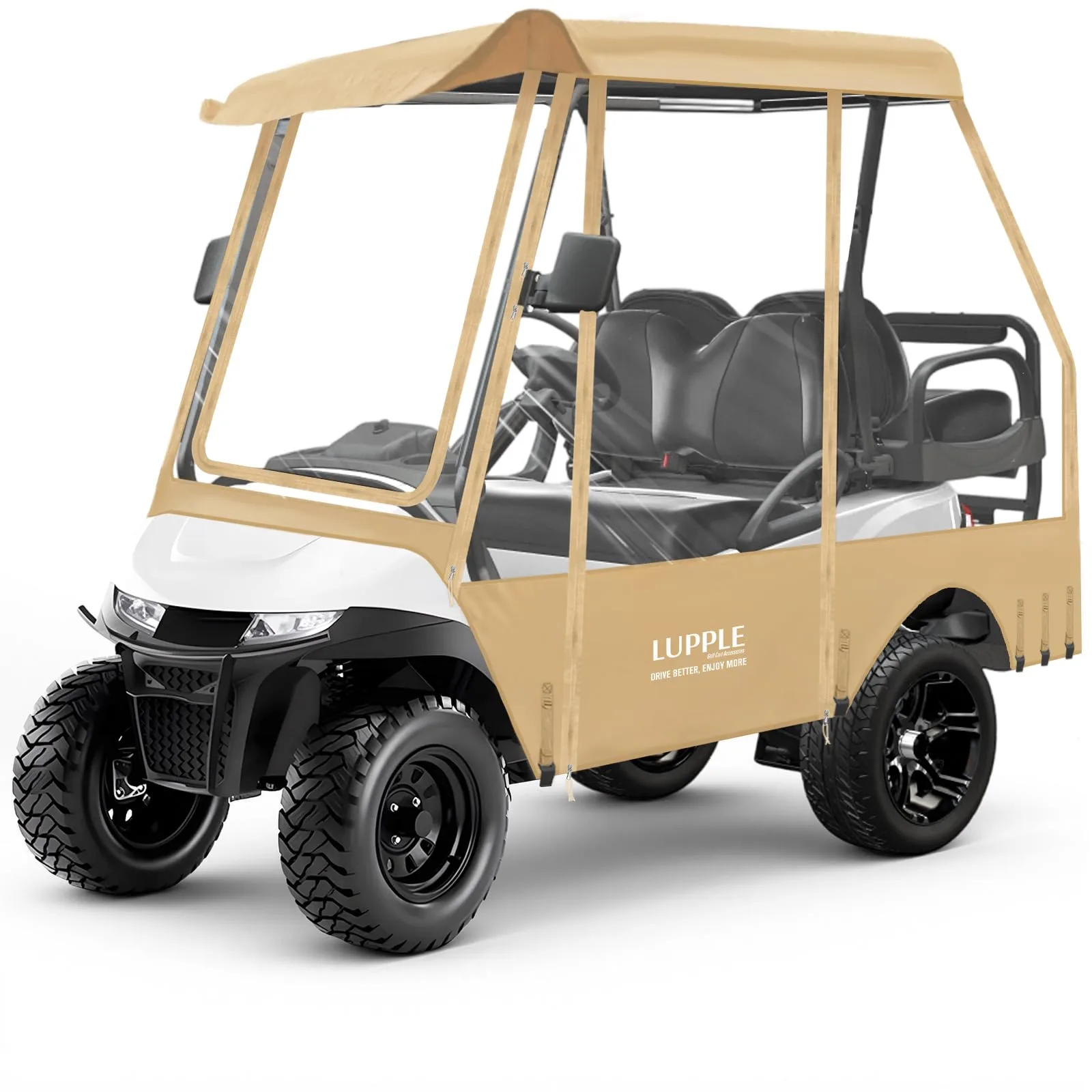 LUPPLE 4-Passenger E-Z-GO TXT/RXV Golf Cart Enclosure