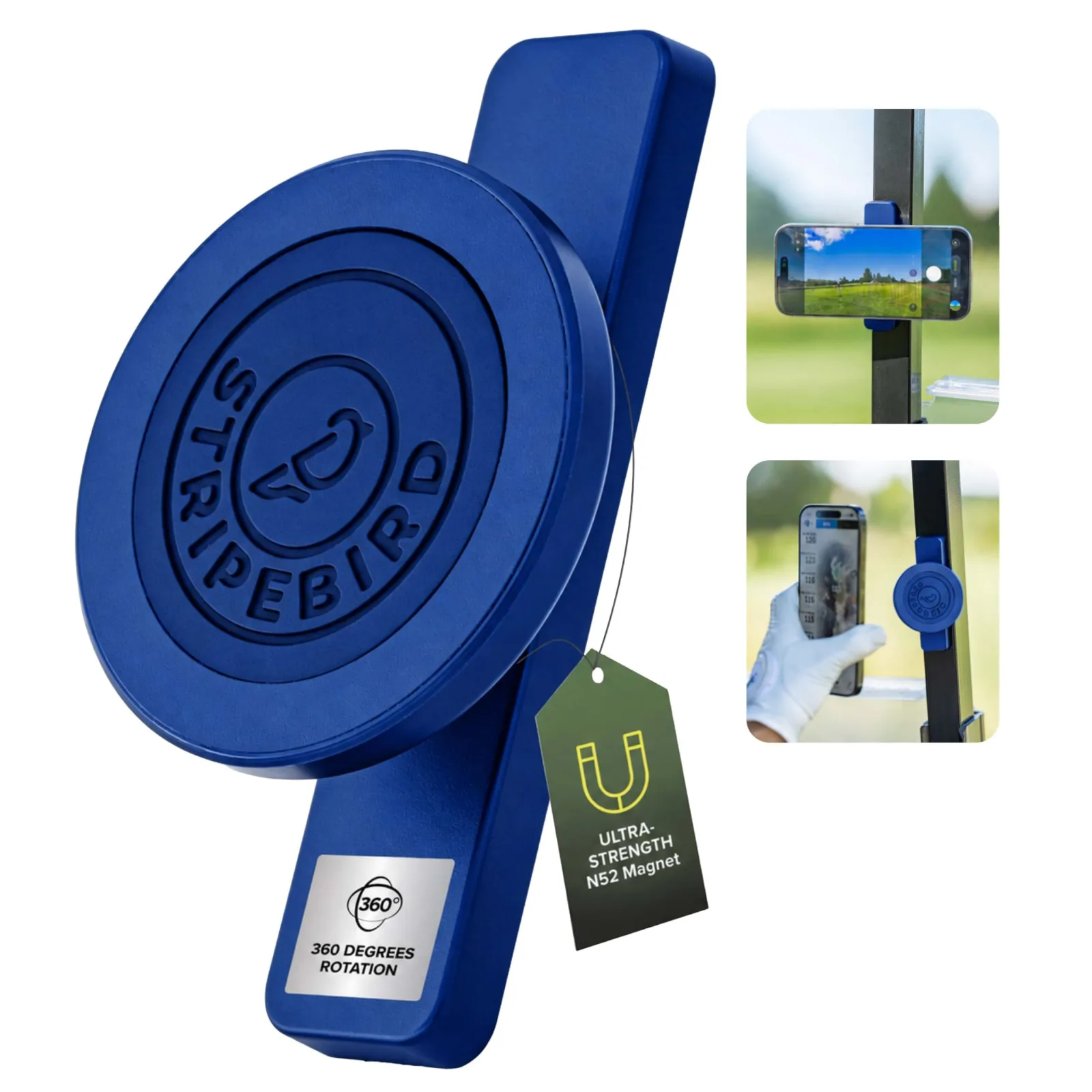 Stripebird SLIM Magnetic Golf Cart Phone Holder SB-28002