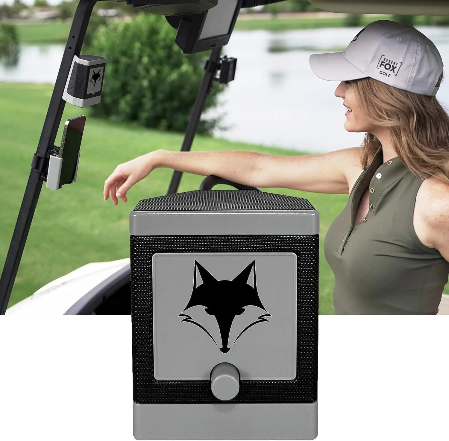 Desert Fox Golf Texas A&M Phone Caddy and DJ-10 Speaker image 3