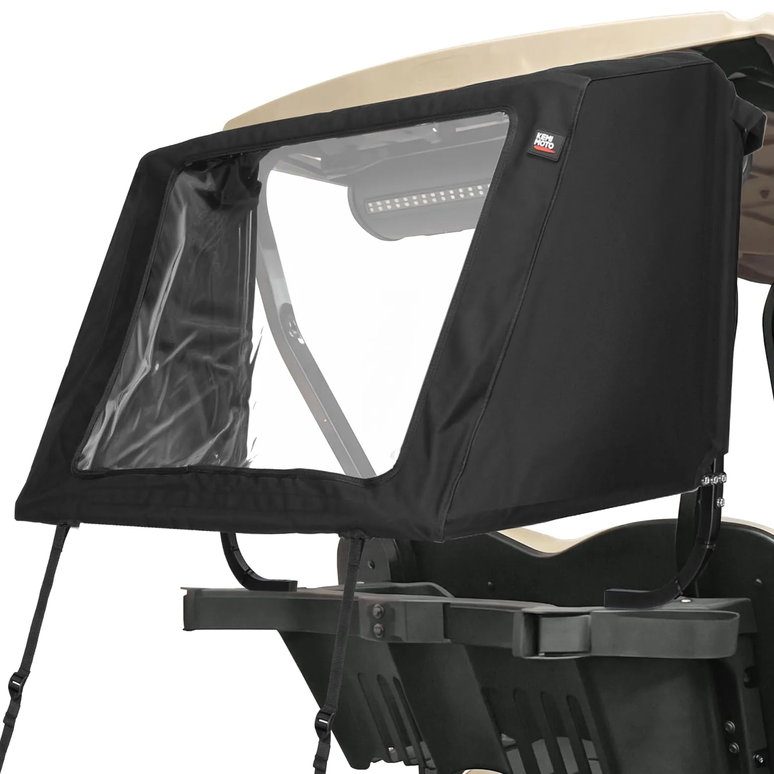 KEMIMOTO Golf Cart Rear Bag Rain Cover B1407-00011-BK