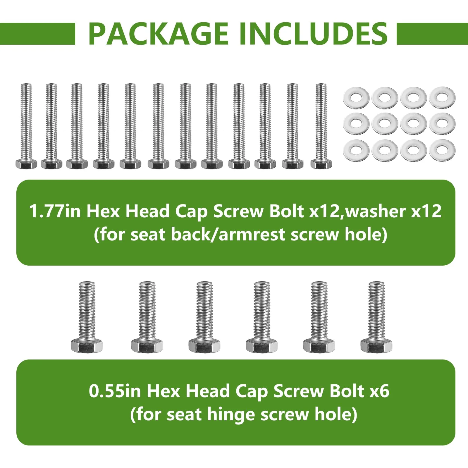 HEOHOU E-Z-GO TXT Medalist Front Seat Hardware Kit image 3