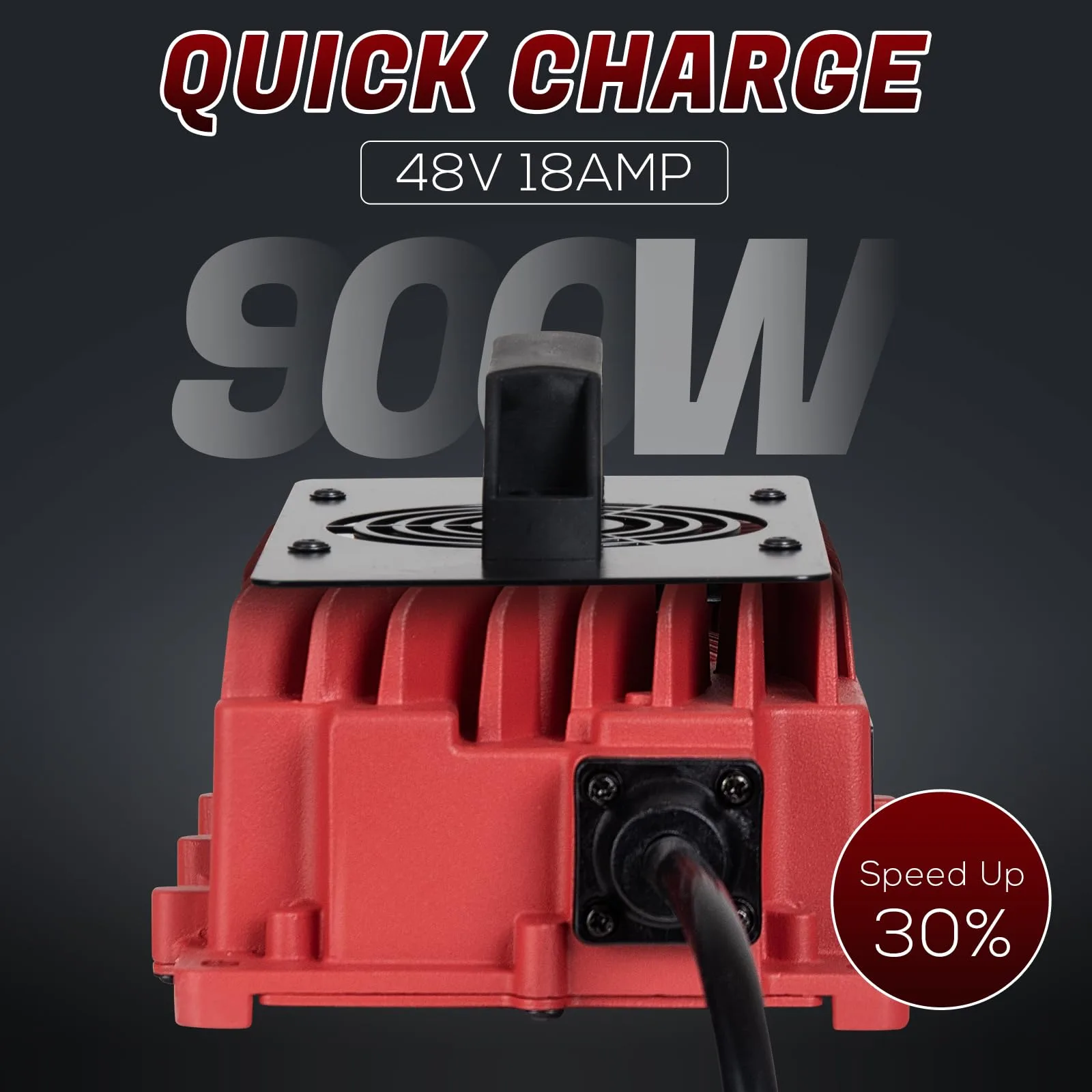LZFAN 18-Amp 48V Golf Cart Battery Charger image 3