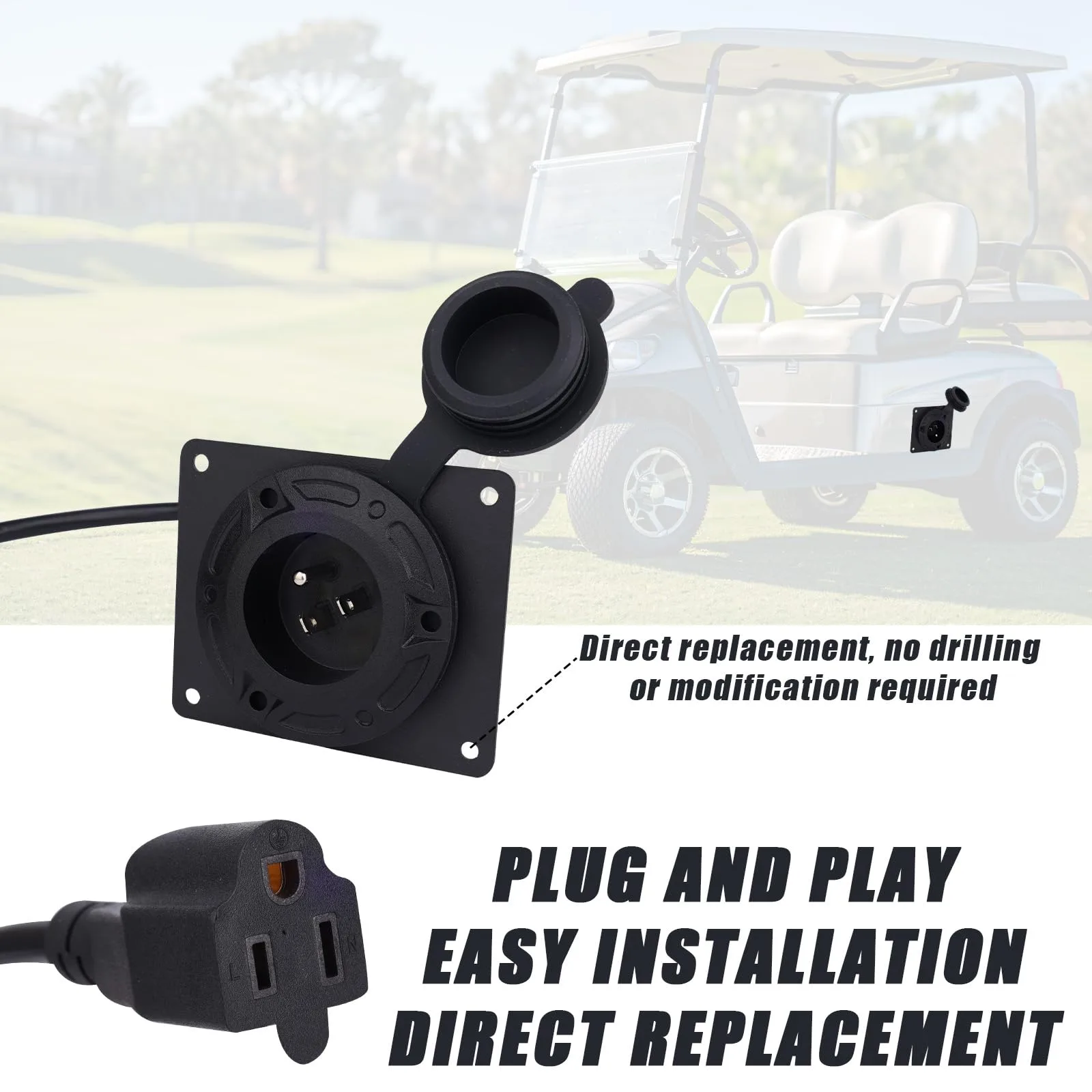 BTFO Charging Port Adapter for E-Z-GO TXT36 – Part 1104082 image 4