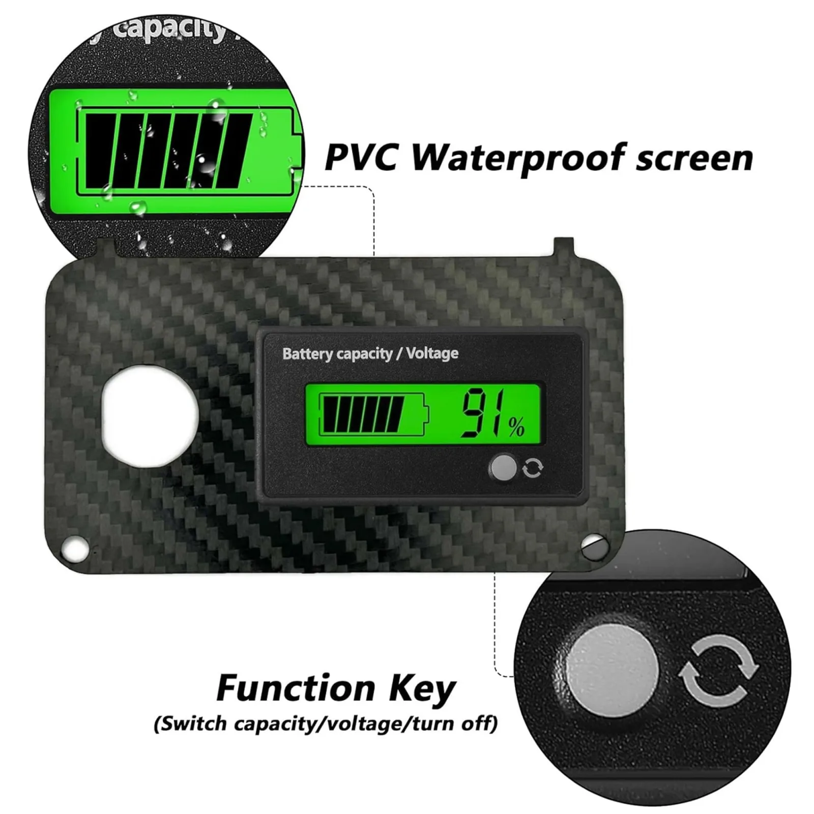 OZ-USA Carbon Fiber Dash Plate for EZGO TXT PDS image 4
