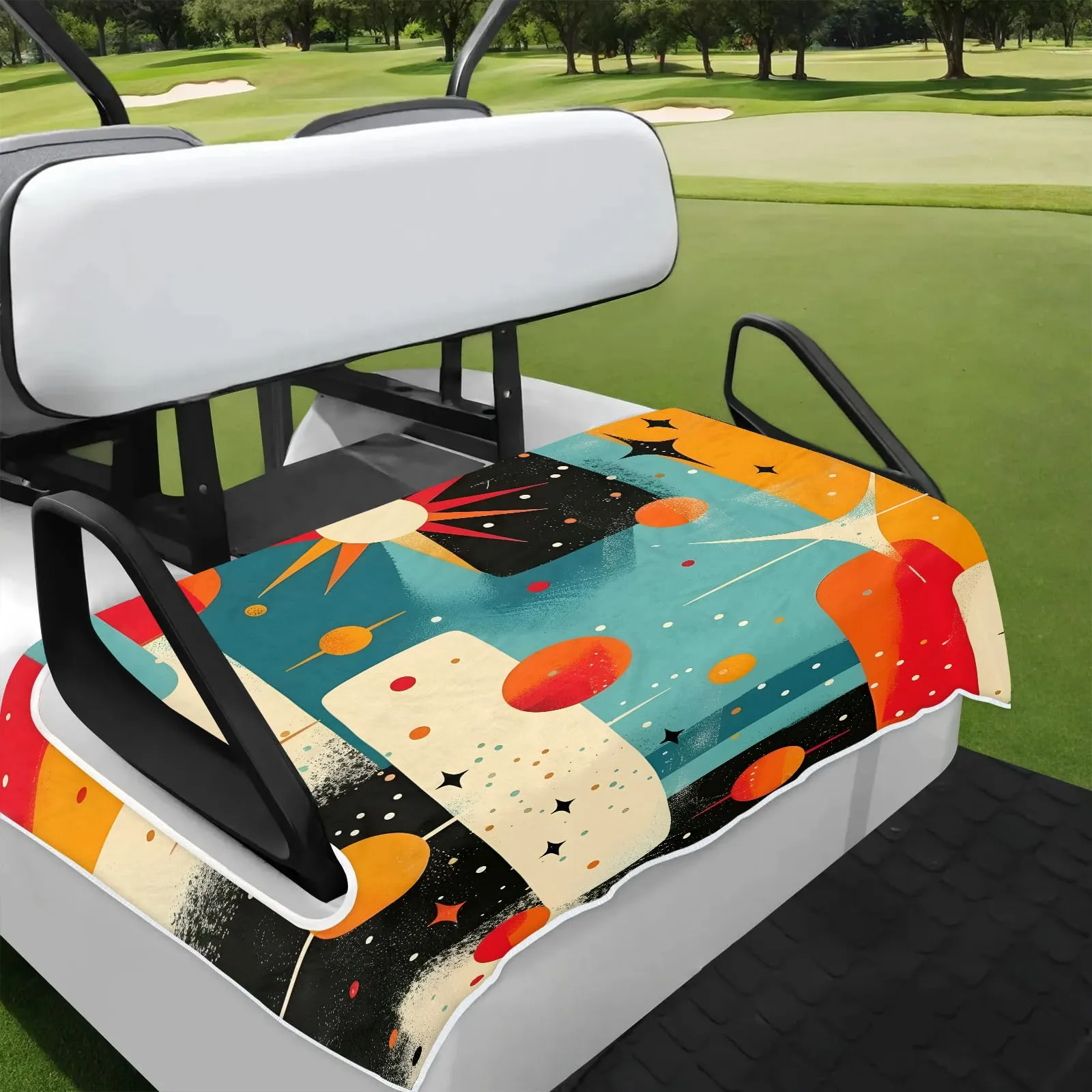 Tiveruda Golf Cart Seat Cover for Double Seats