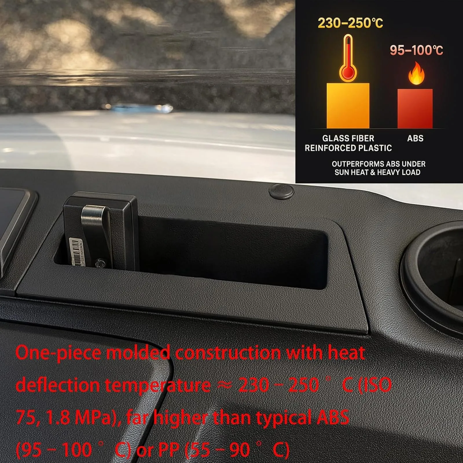 Evolution D5 Maverick & Ranger Golf Cart Dashboard Tray image 2