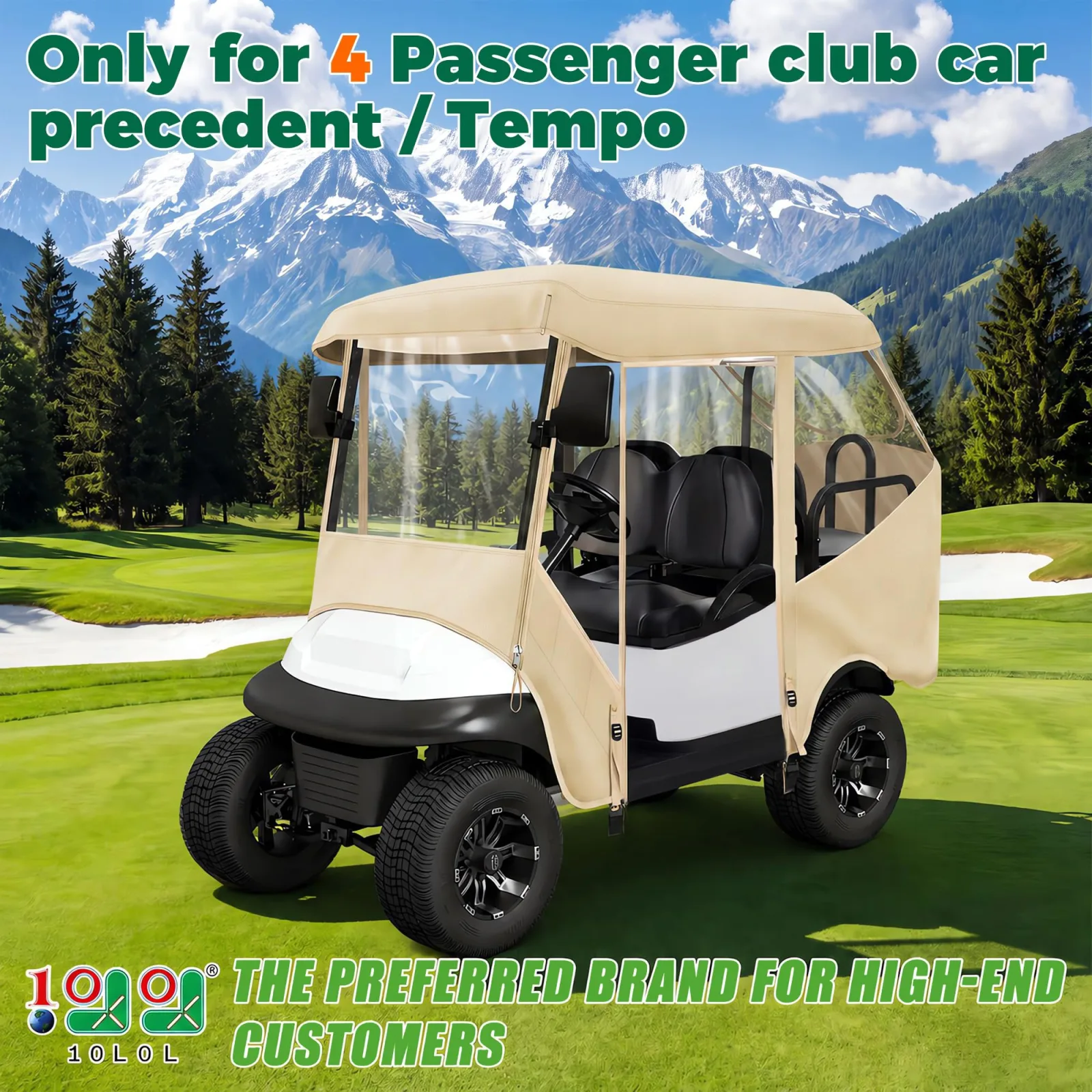 10L0L Golf Cart Enclosure for E-Z-GO and Club Car image 2