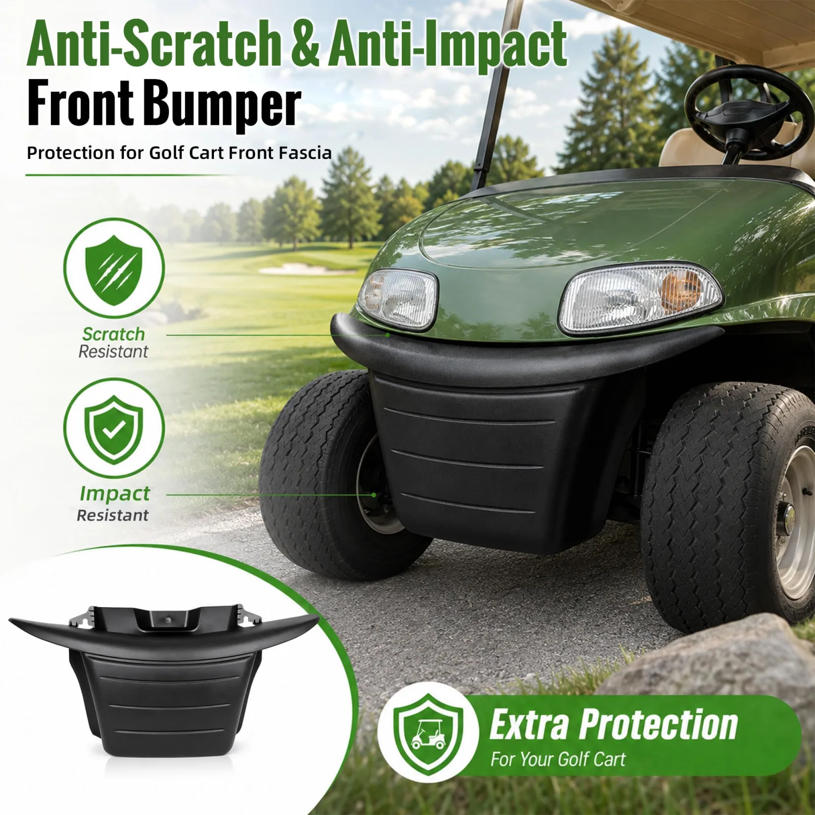 Roykaw Front Bumper Fascia for E-Z-GO RXV 2016+ image 3