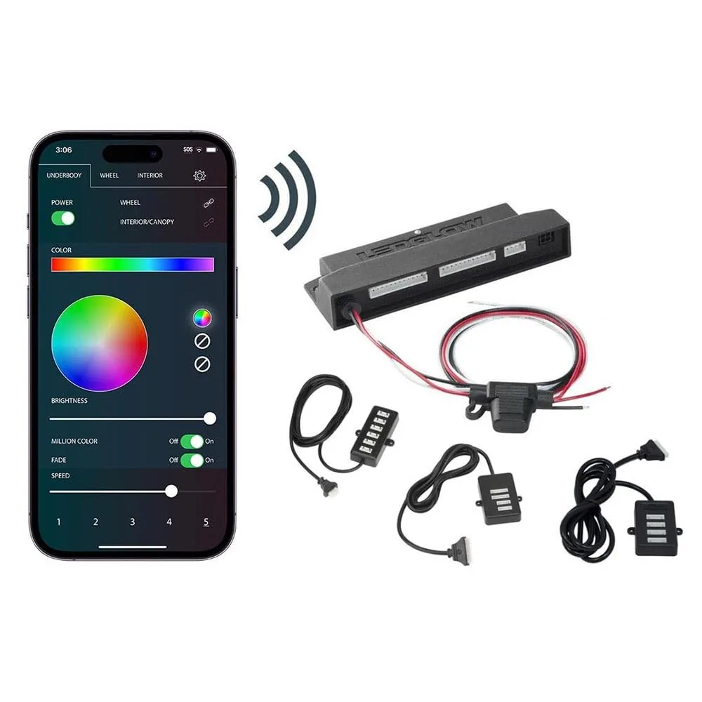 LEDGlow Bluetooth Golf Cart Lighting Control Box LU-ADD-GC-MBT-CB.1