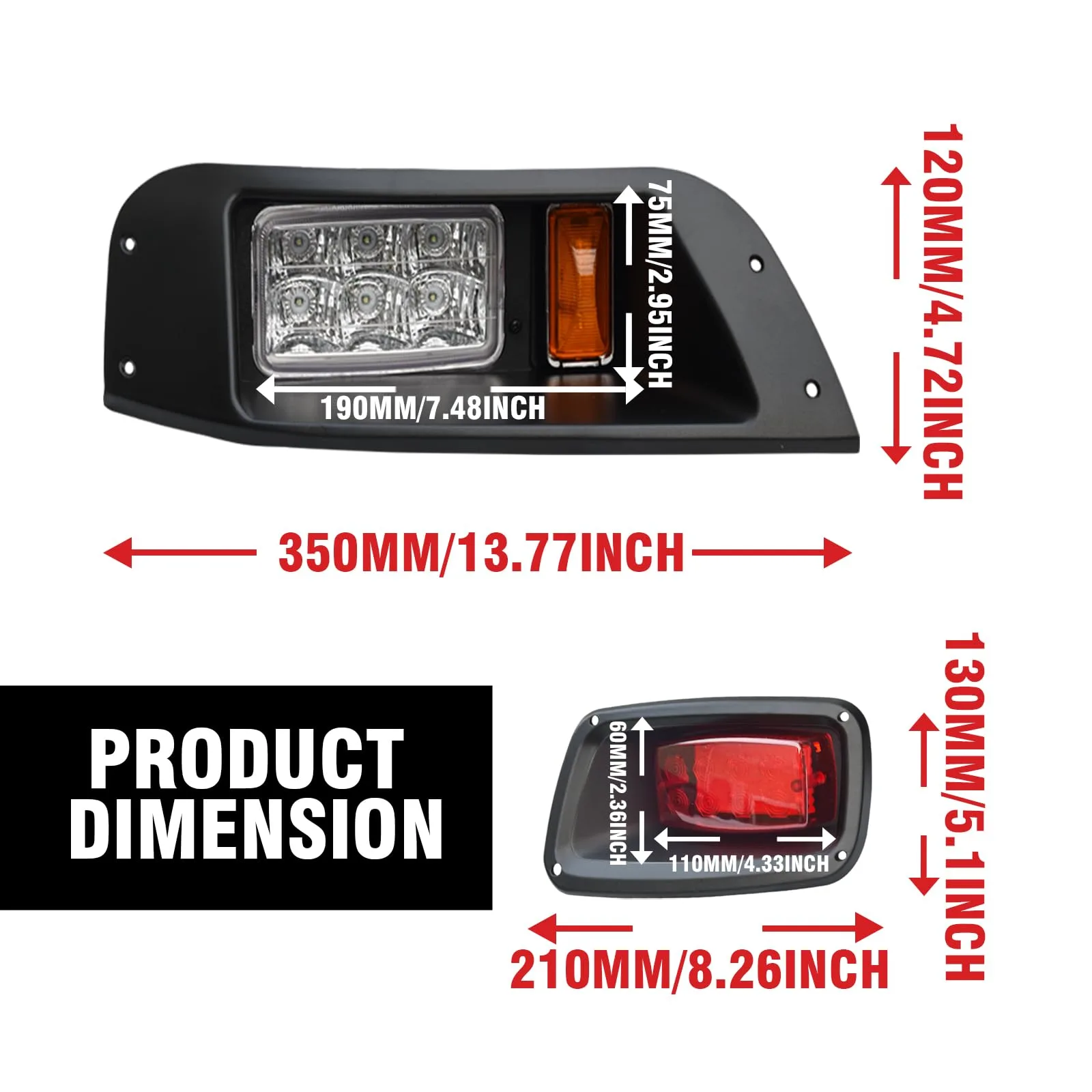 Shu-Ran LED Light Kit for E-Z-GO TXT 1996-2013 image 2