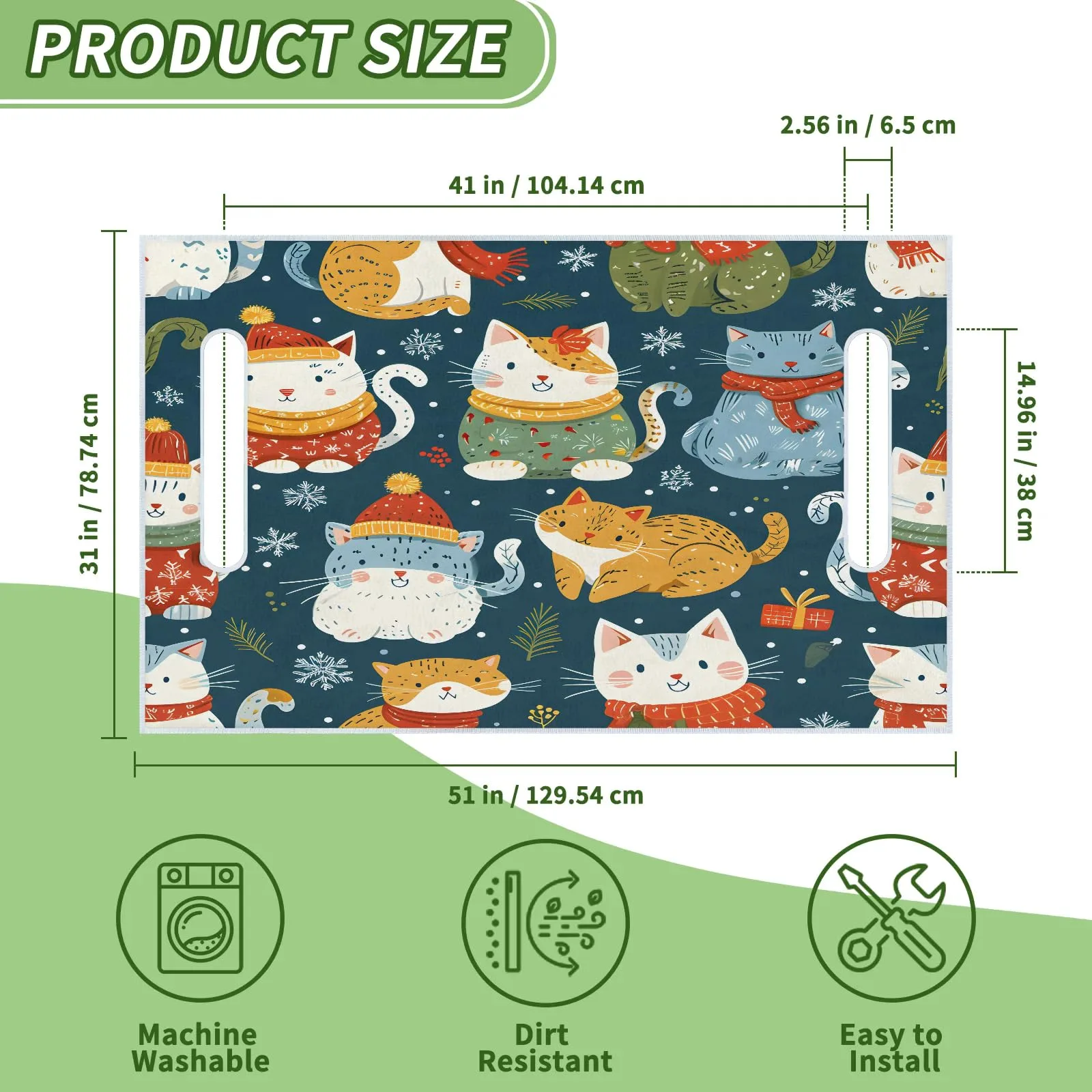Tiveruda Golf Cart Seat Cover for Double Seats image 2