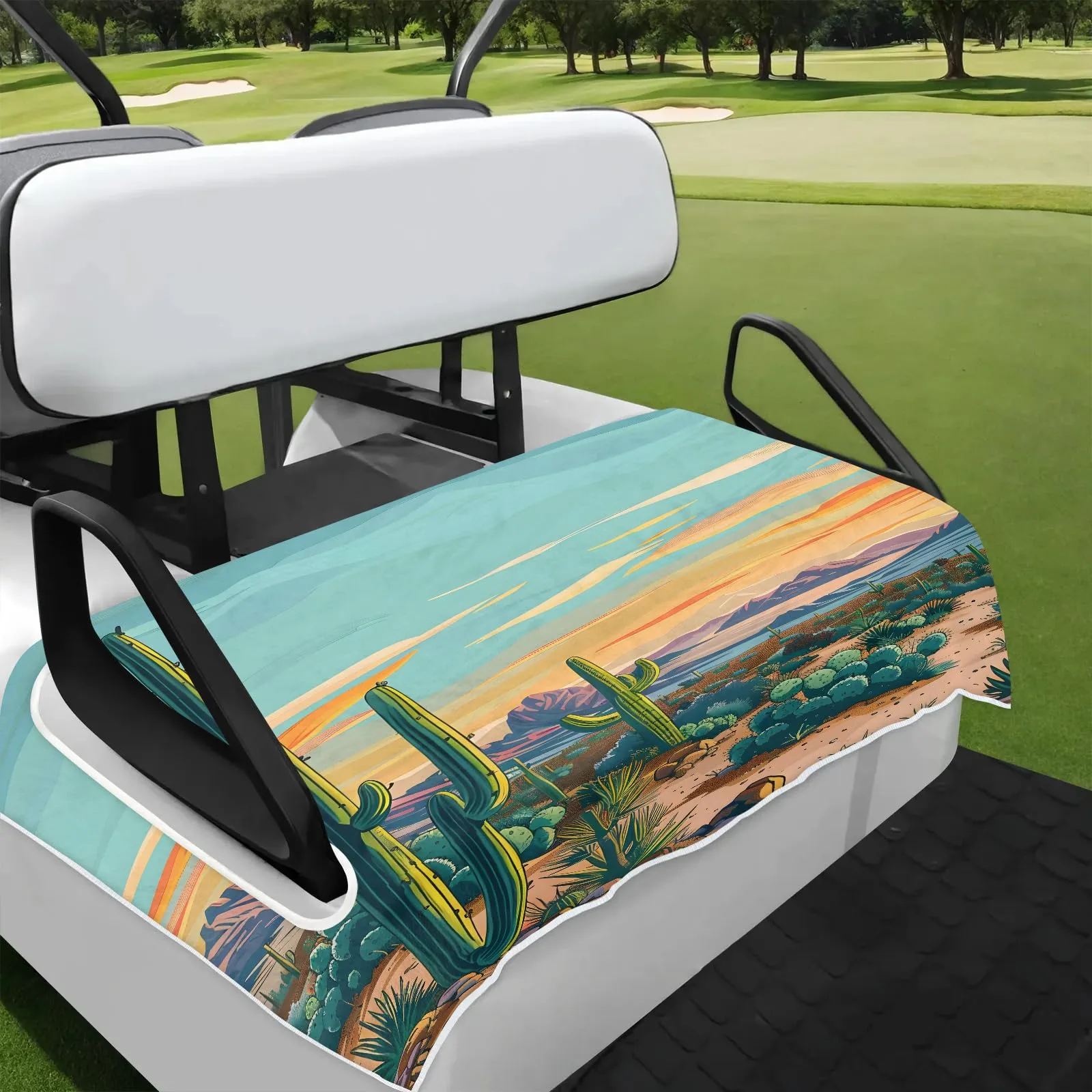 Tiveruda Golf Cart Seat Cover for Double Seats