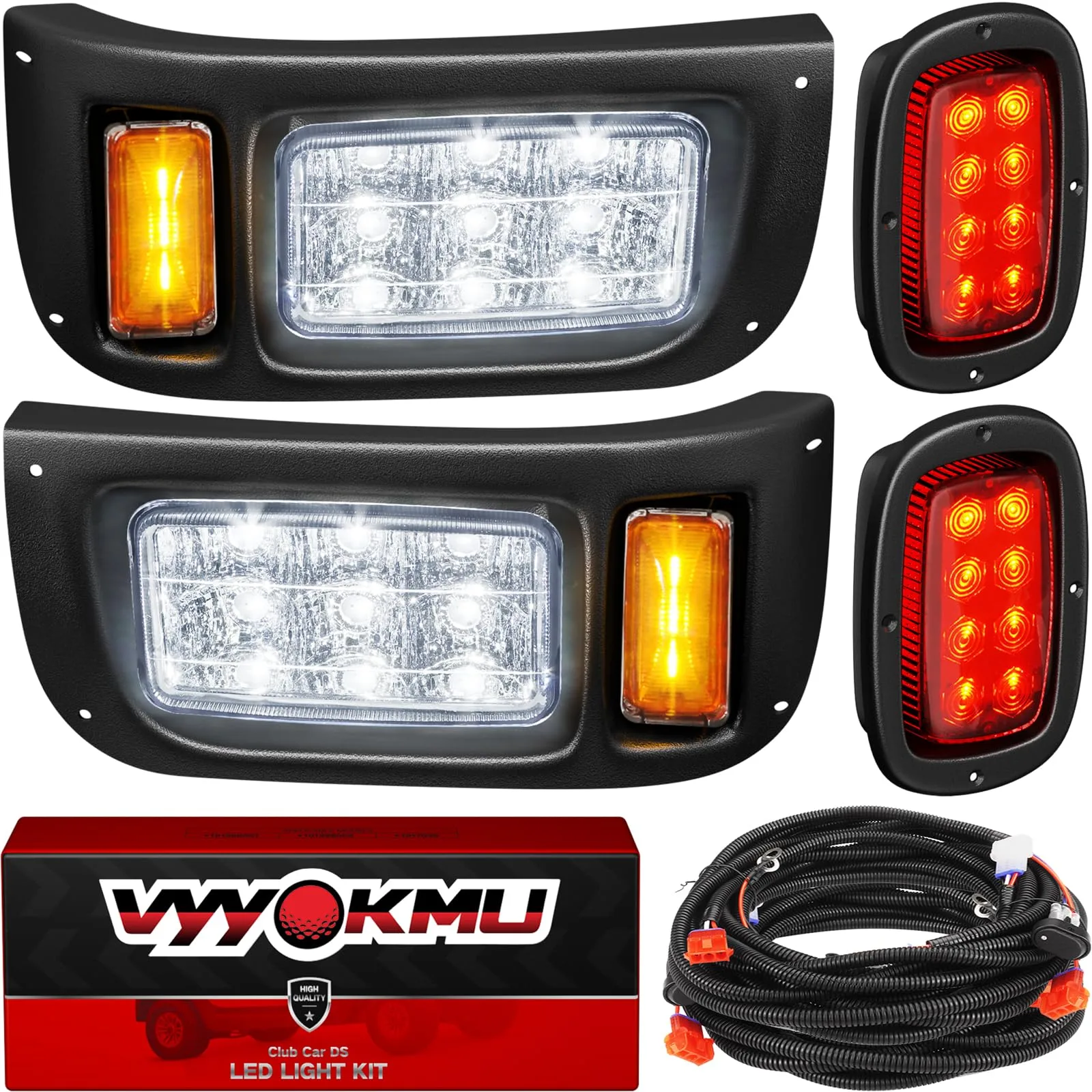 VYYOKMU Club Car DS 12V LED Headlight & Taillight Kit - f5a9e845-9c8f-486f-839a-beea4bf07585
