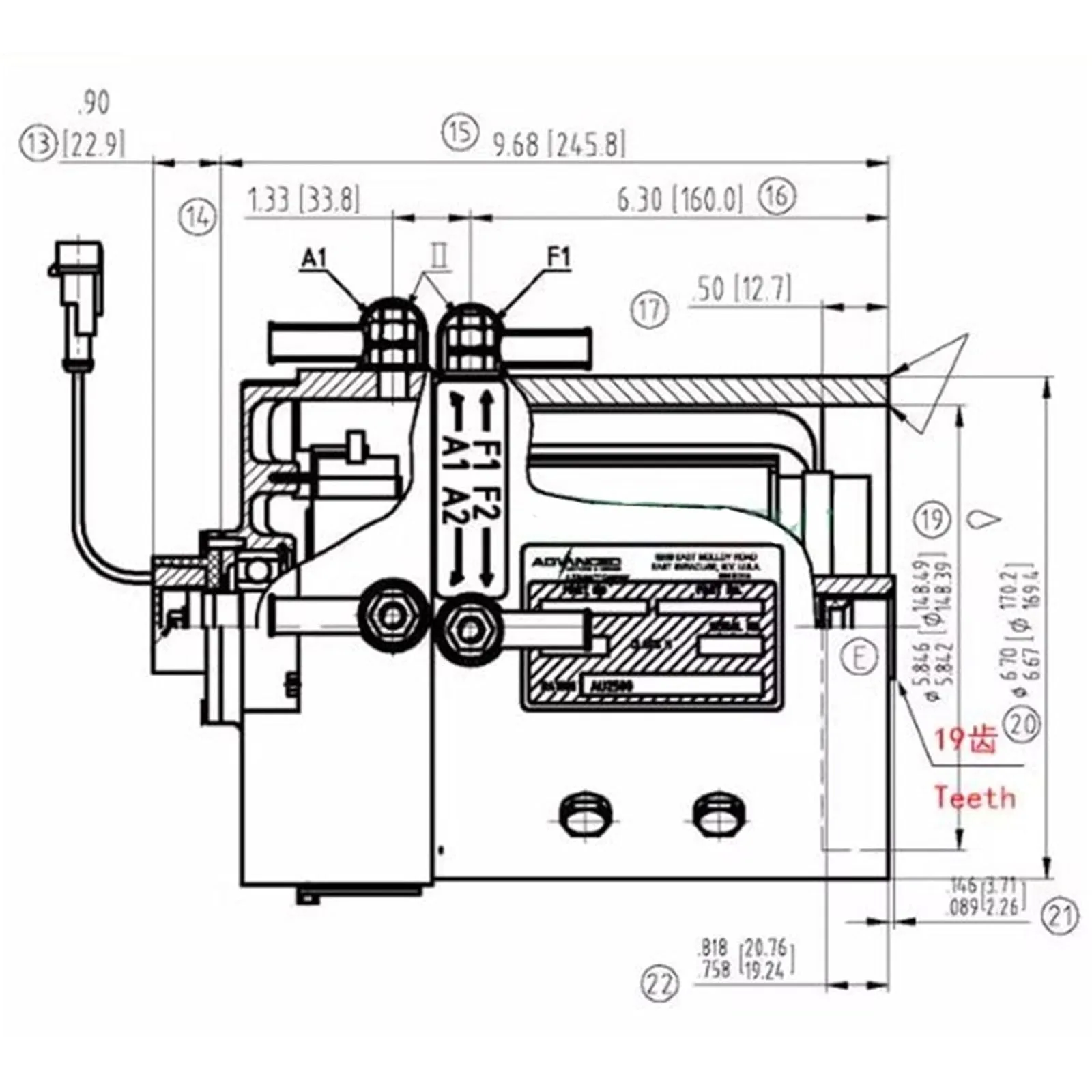 MXRNMRORQ 48V 3 kW DC Motor for Golf Carts image 2