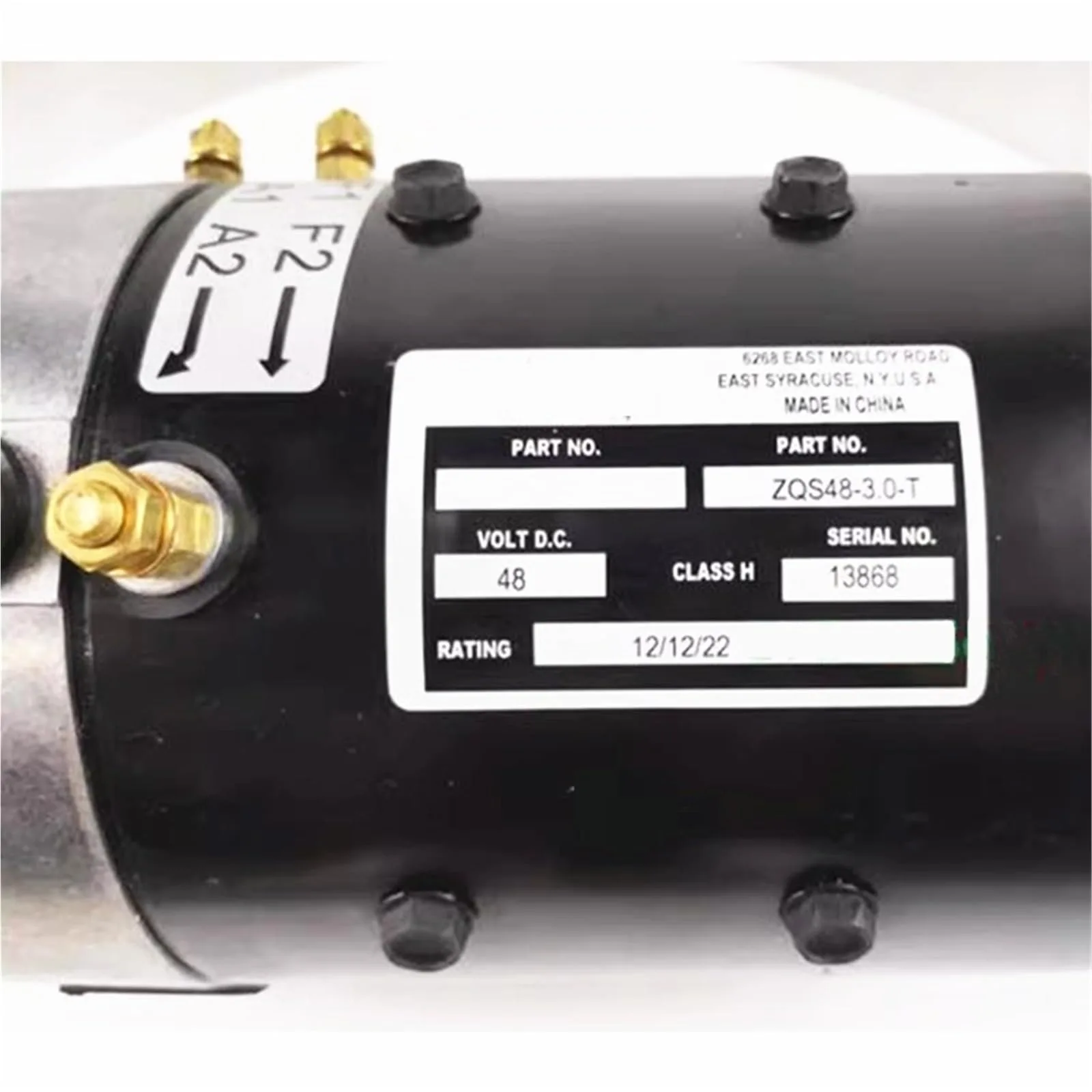 MXRNMRORQ 48V 3 kW DC Motor for Golf Carts image 4