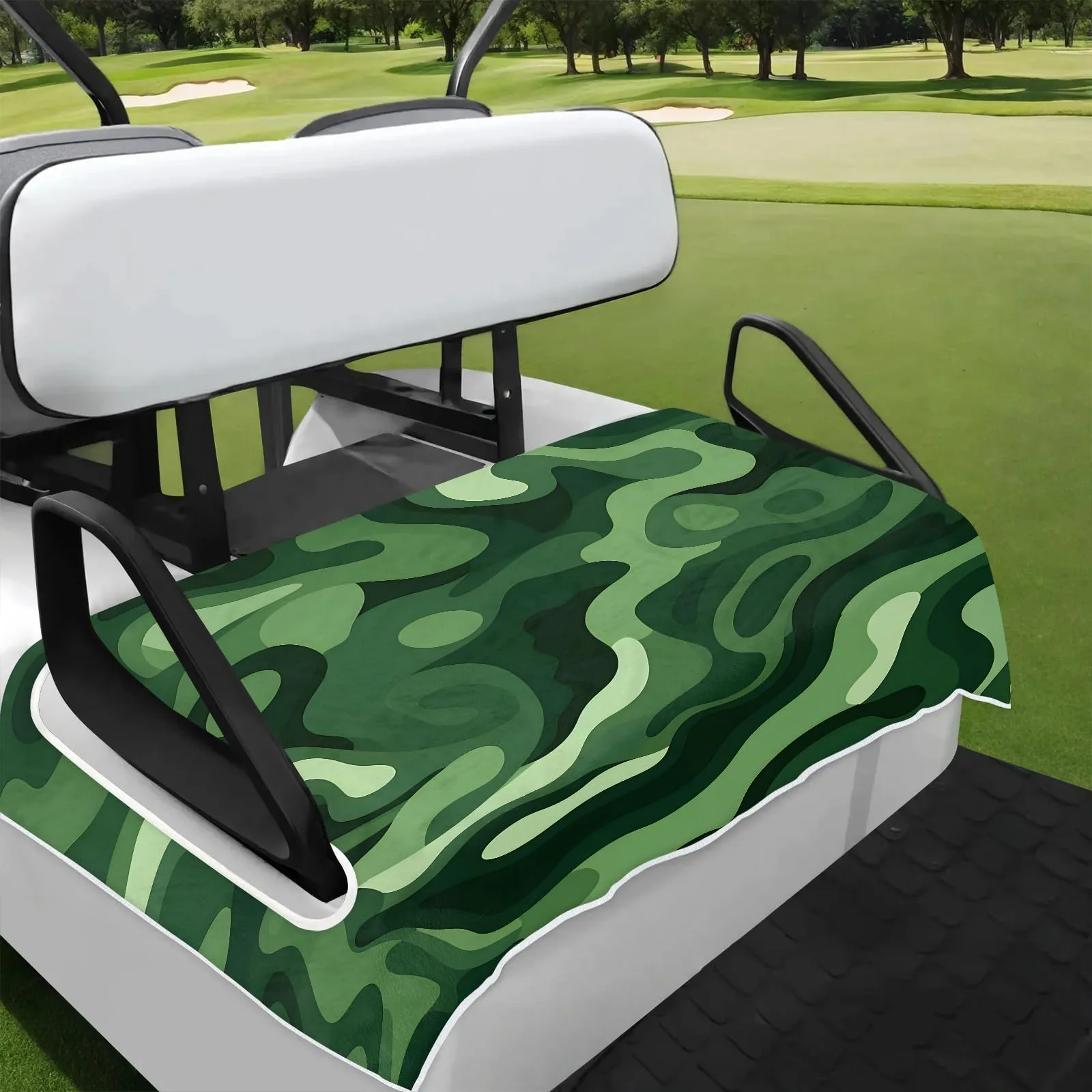 Tiveruda Golf Cart Seat Cover for Double Seats, 51 x 31 in