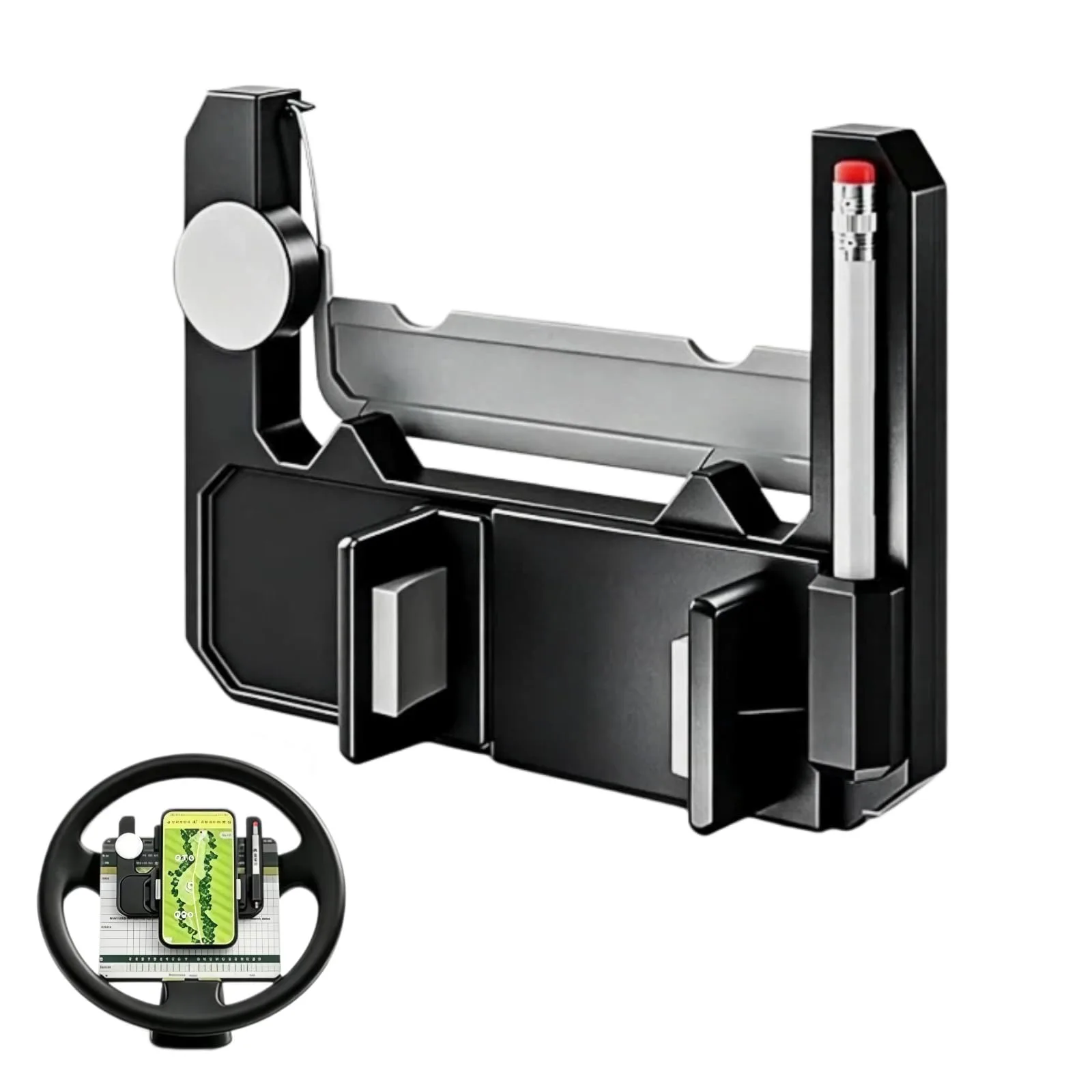 Generic Golf Cart Steering Wheel Phone Holder