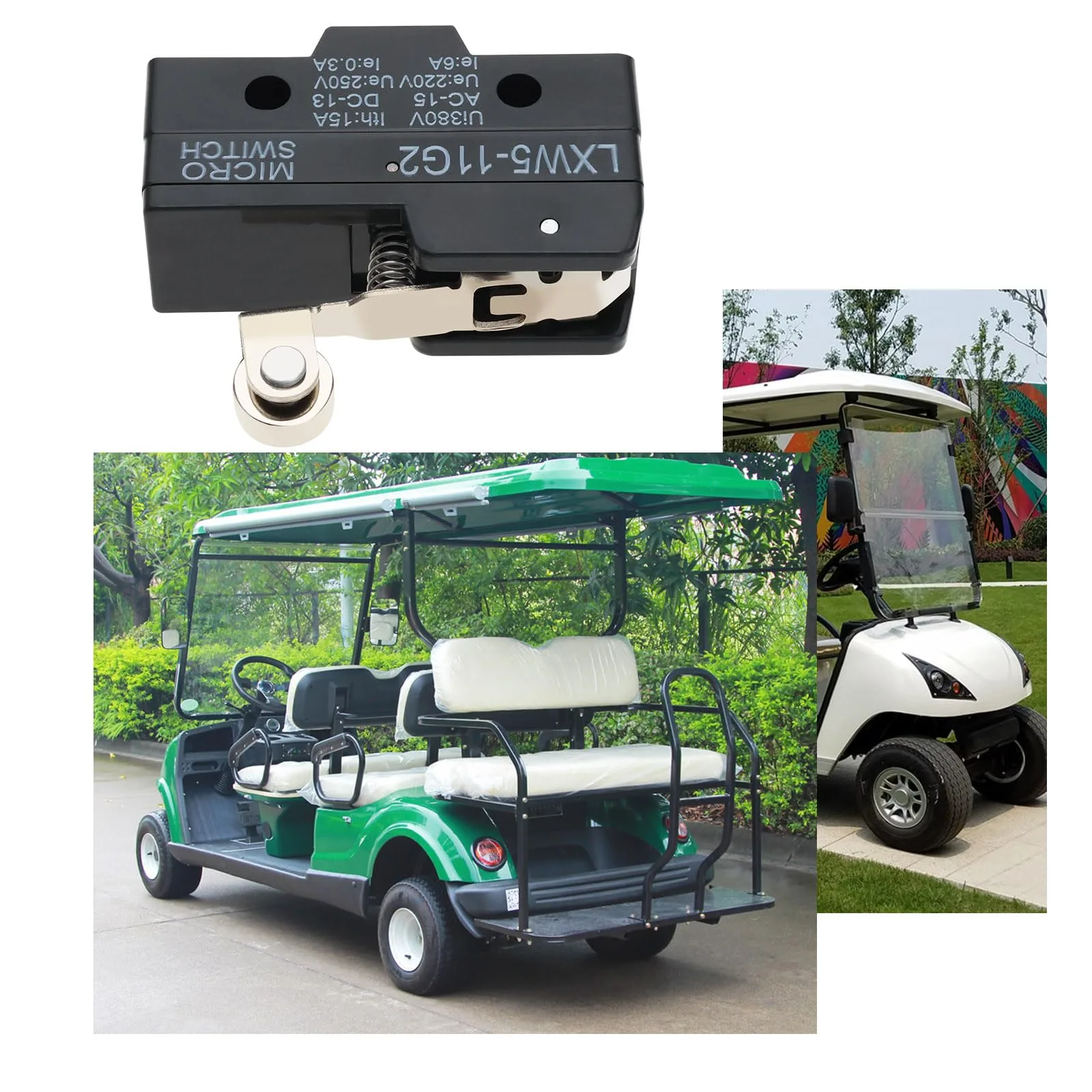 OTOTEC Roller Micro Switches for E-Z-GO TXT Golf Carts image 2