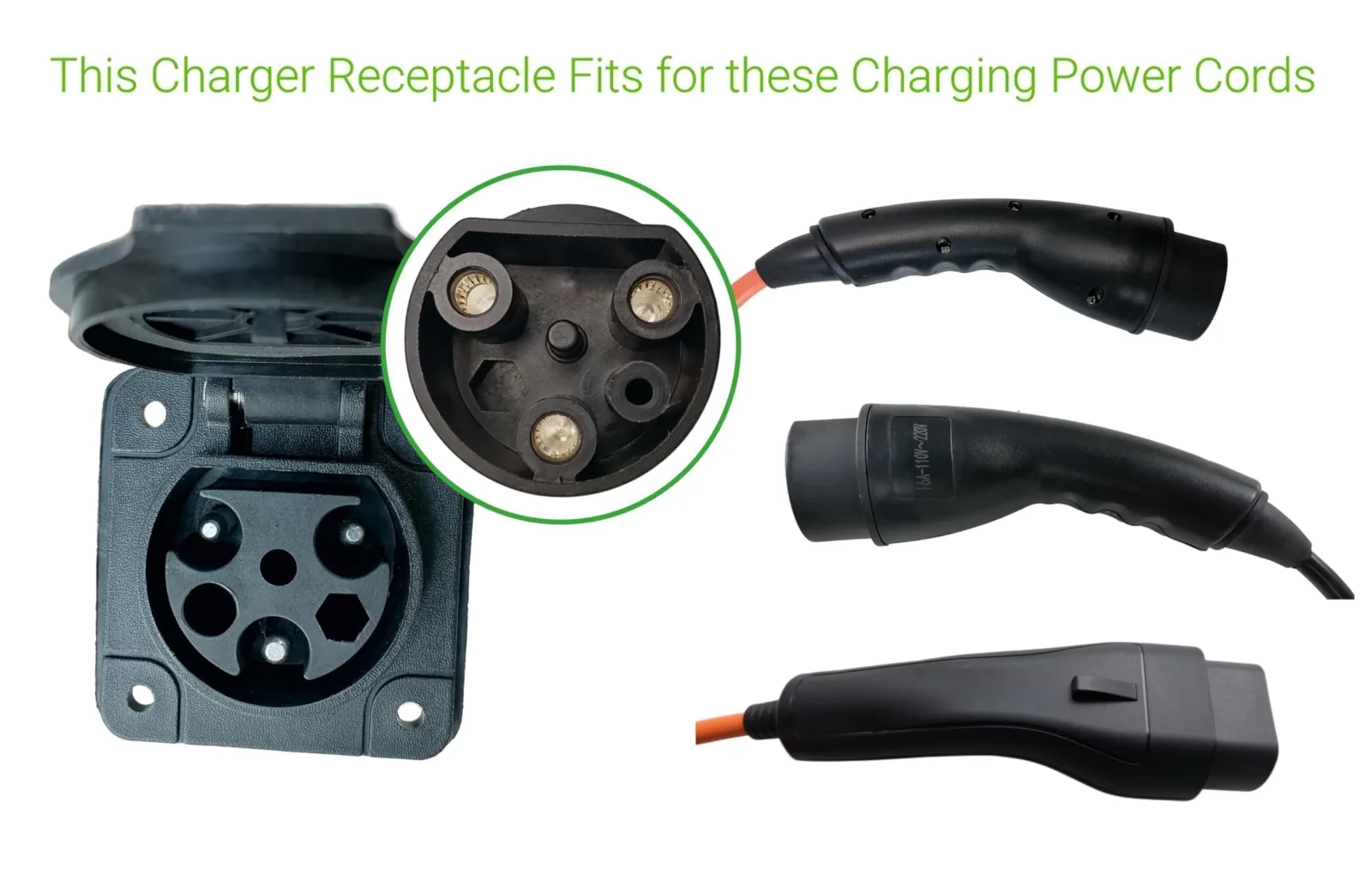 JOEEGO Charger Receptacle 2.04.0602 for D2-D5 EV Carts image 4