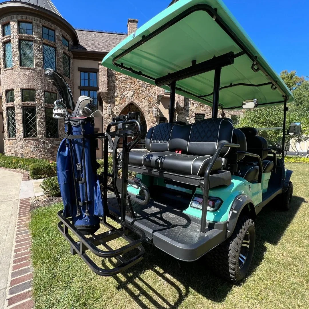 Team Golf Cart Dual Golf Bag Carrier for 2" Receiver TGCDualGolfC1 image 3