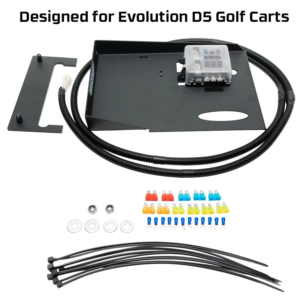 LEDGlow 12V Power Panel for Evolution D5 Golf Carts image 2