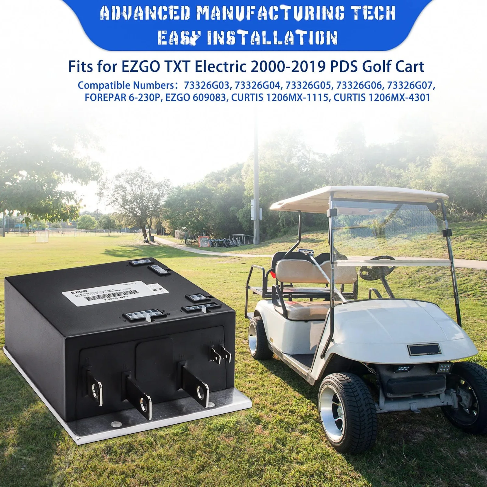 Cotether 36V 350A Controller for E-Z-GO TXT Golf Cart image 2