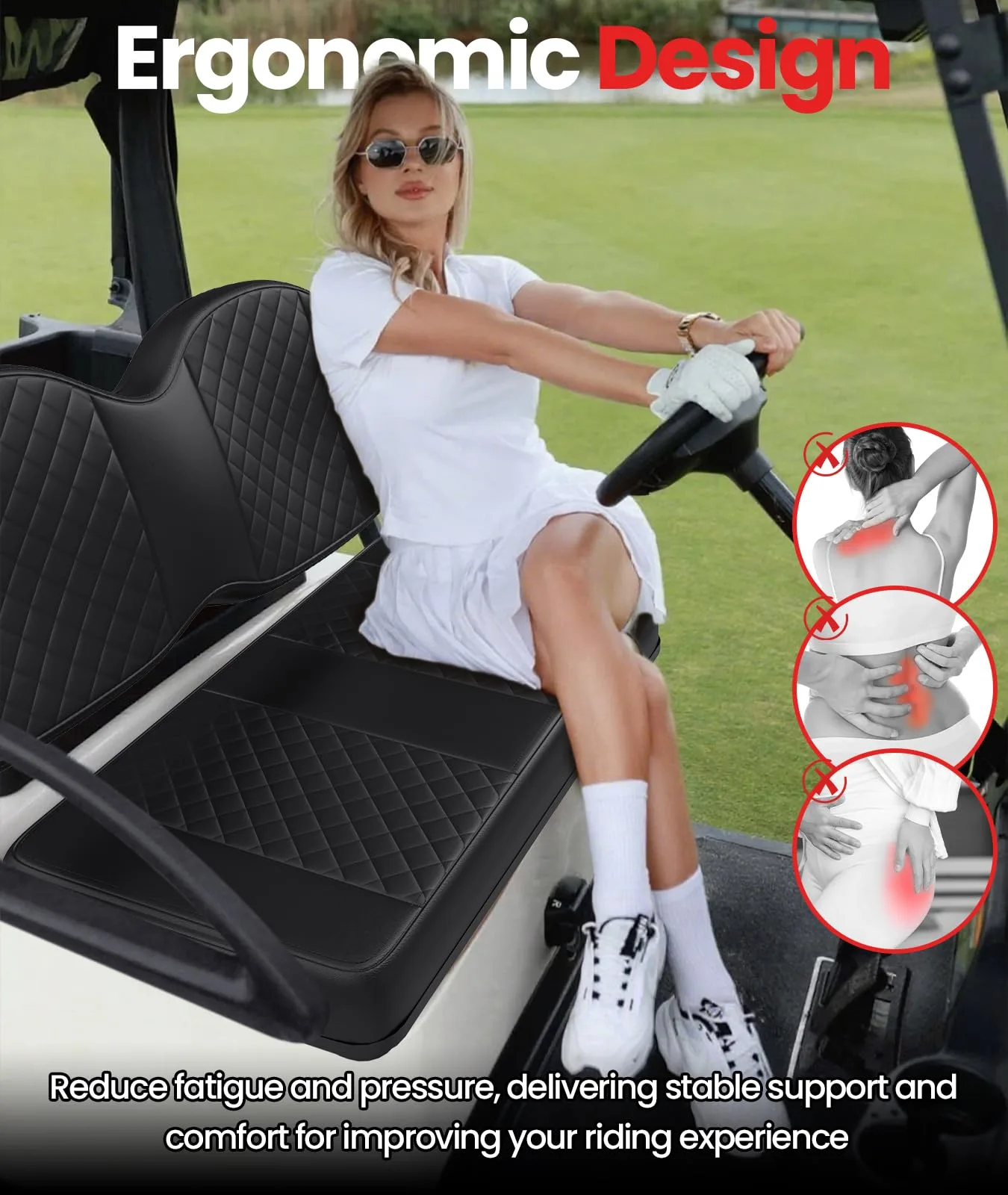 CASISPRO Club Car Precedent Front Seat Cushion Kit image 4