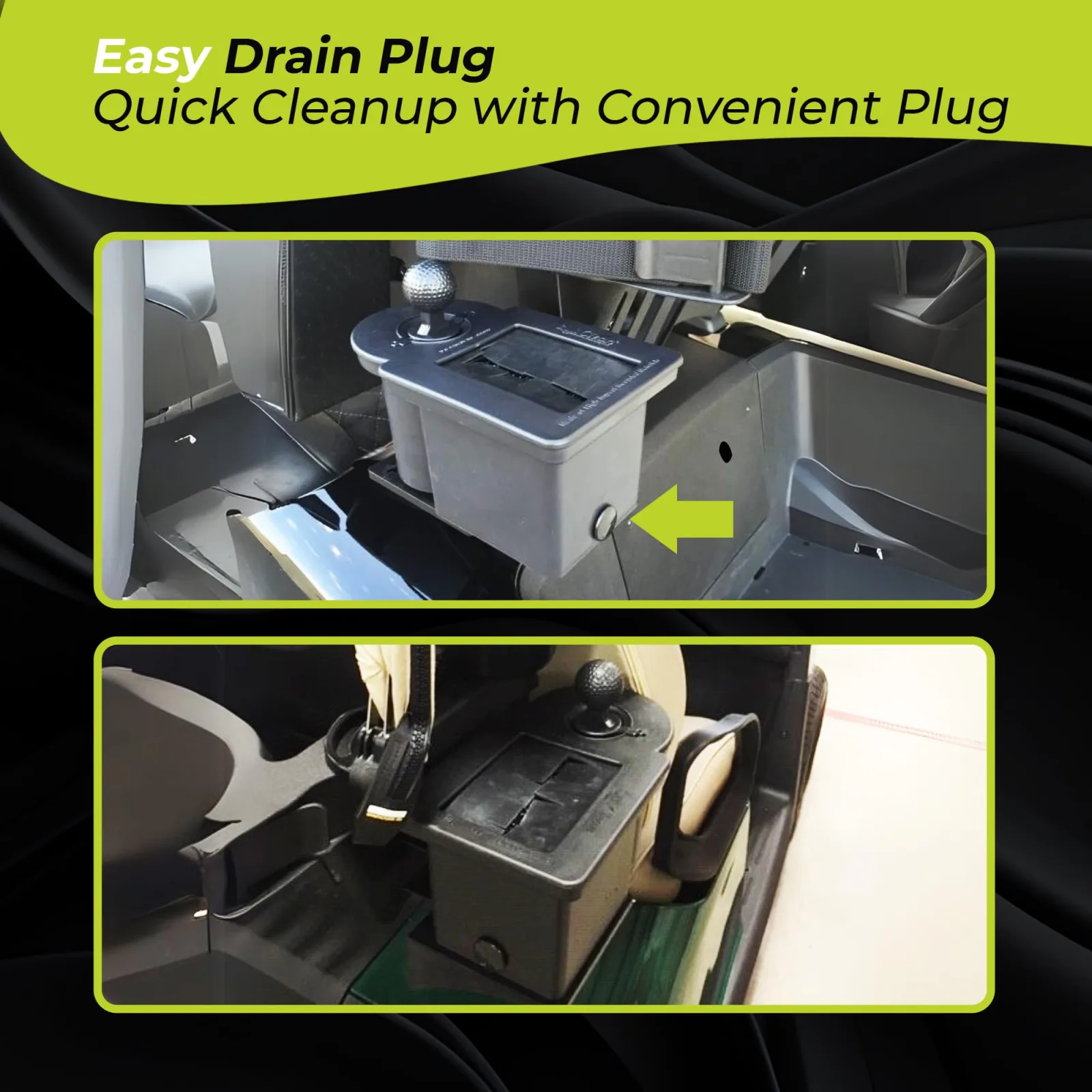 Club Clean 103BLK Golf Cart Ball and Club Washer image 4