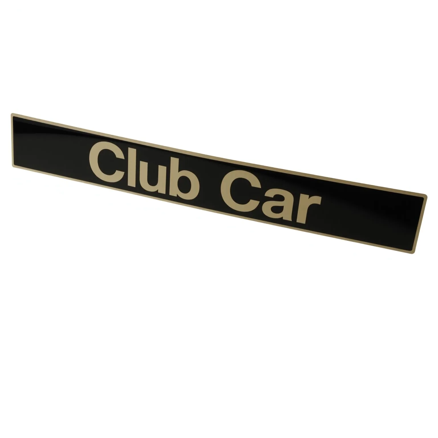 HOGUCAL Black Gold Name Plate Decal for Club Car Precedent