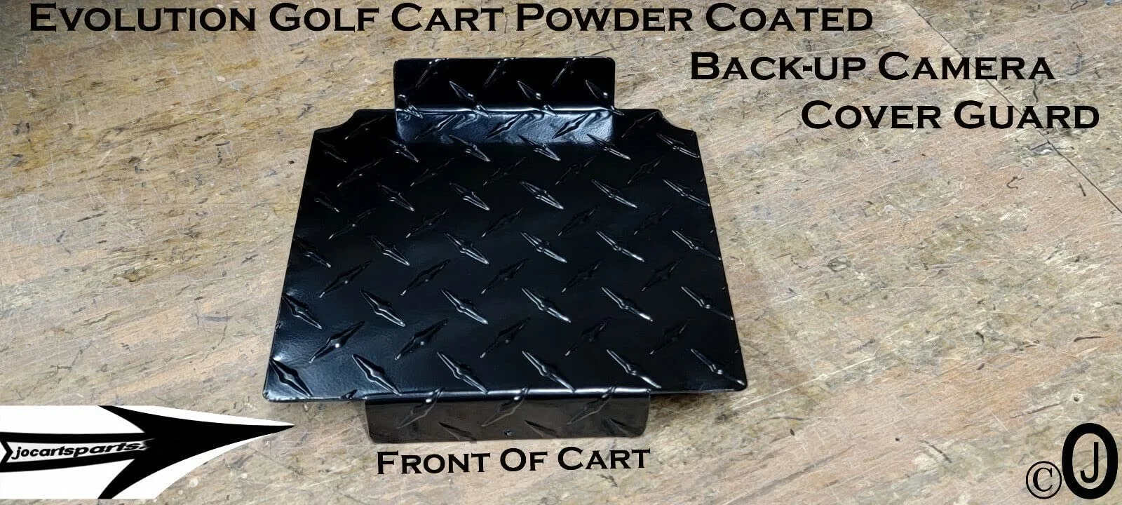 Evolution Golf Cart Back-Up Camera Cover - Powder-Coated Aluminum image 3