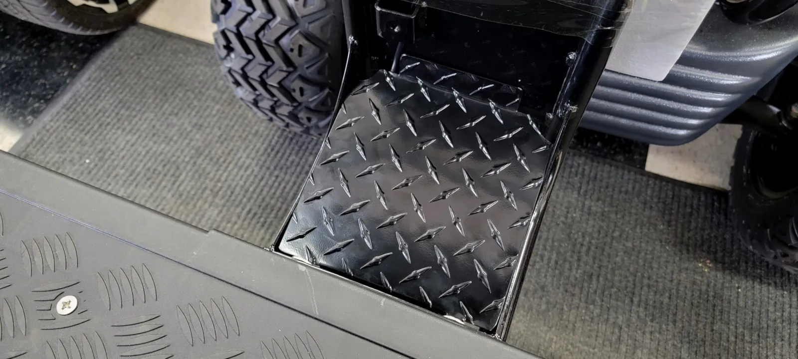 Evolution Golf Cart Back-Up Camera Cover - Powder-Coated Aluminum