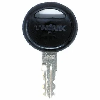 EasyKeys 445R Replacement Golf Cart Key for Ford (Brass)
