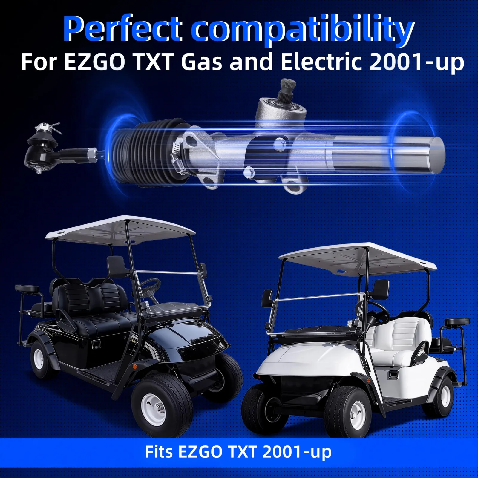 Mixopoly Steering Gear Box for E-Z-GO TXT Golf Carts image 3