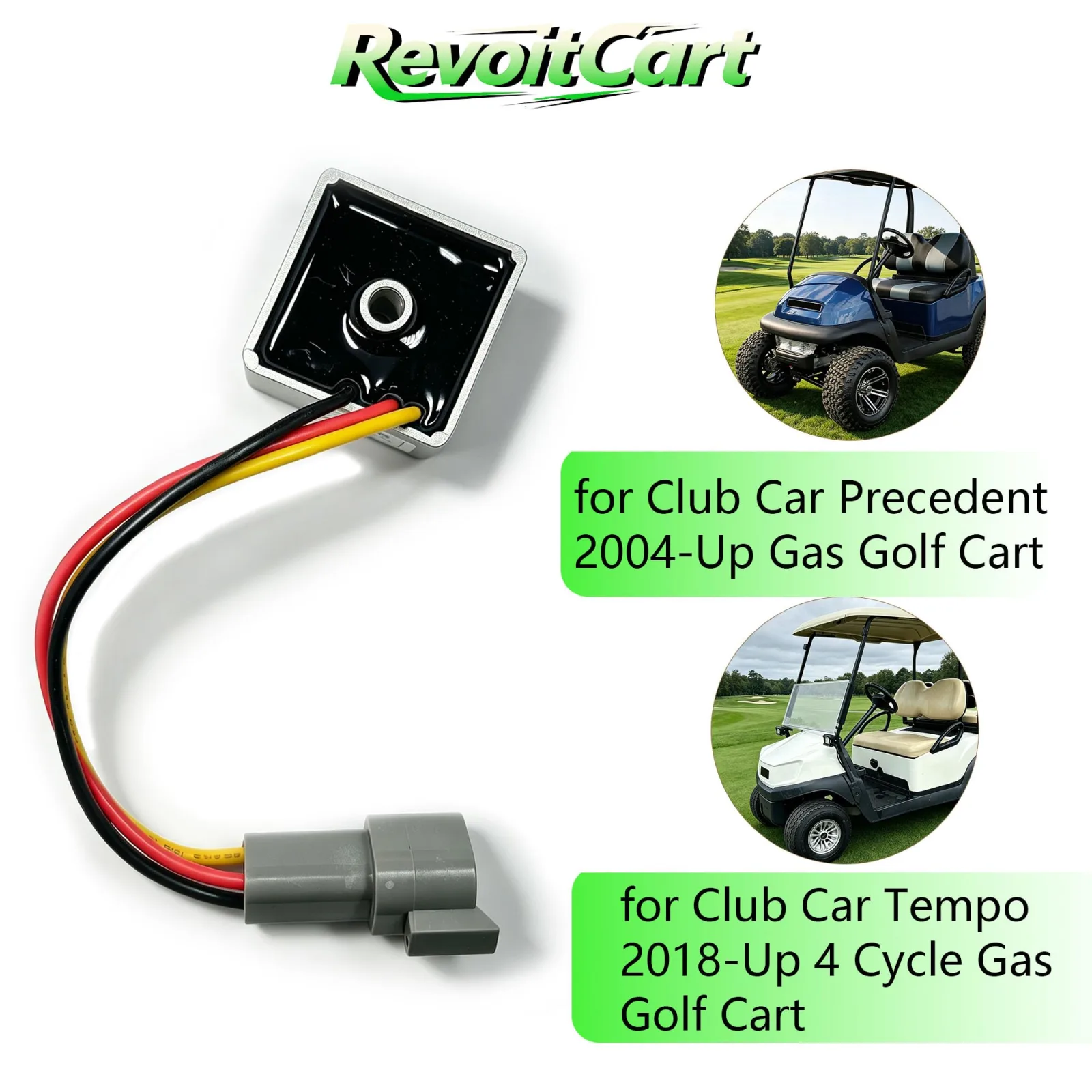 RevoitCart 12V Regulator for Club Car Precedent Gas Carts image 3