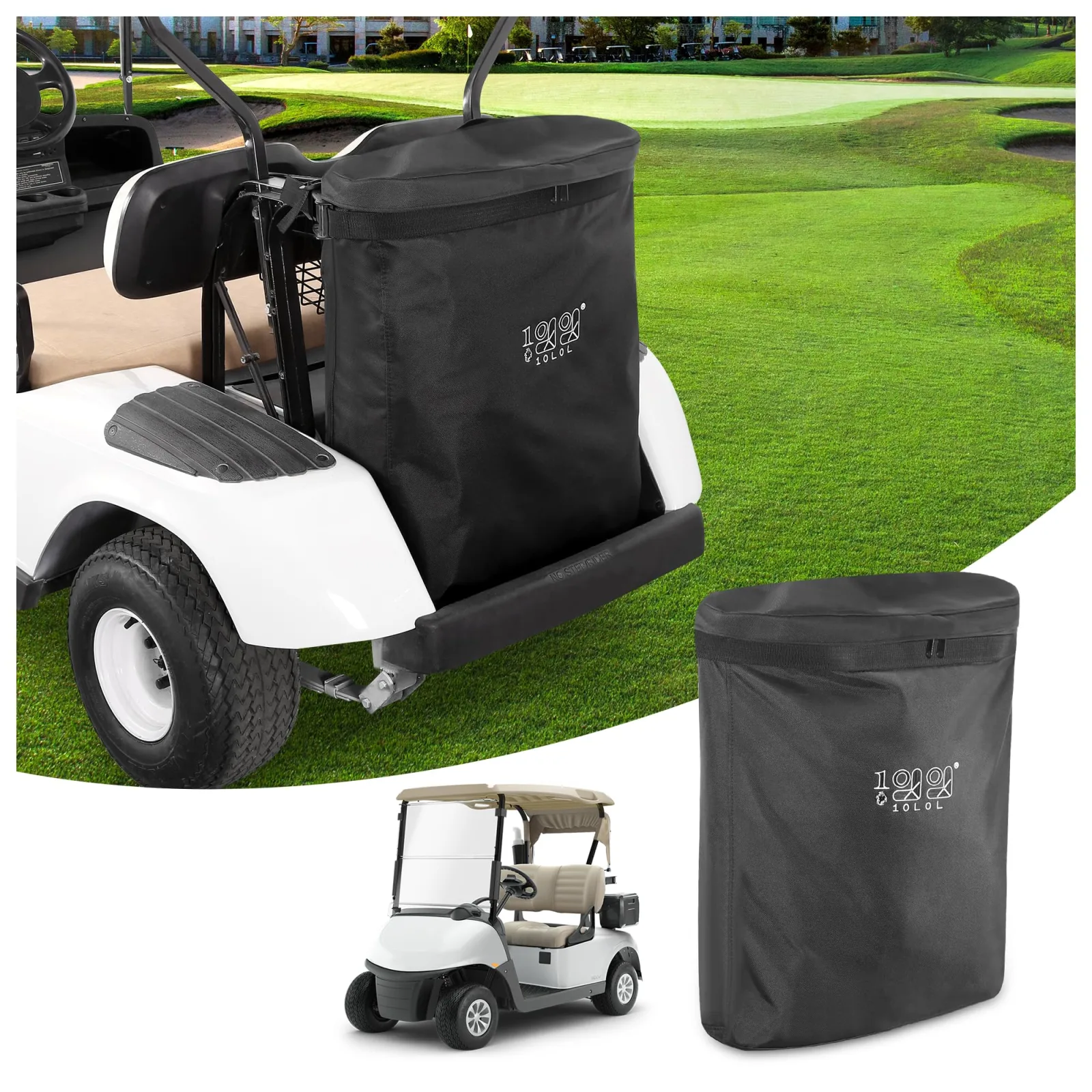 10L0L F25-K-02 Golf Cart Rear Bench Cargo Bag
