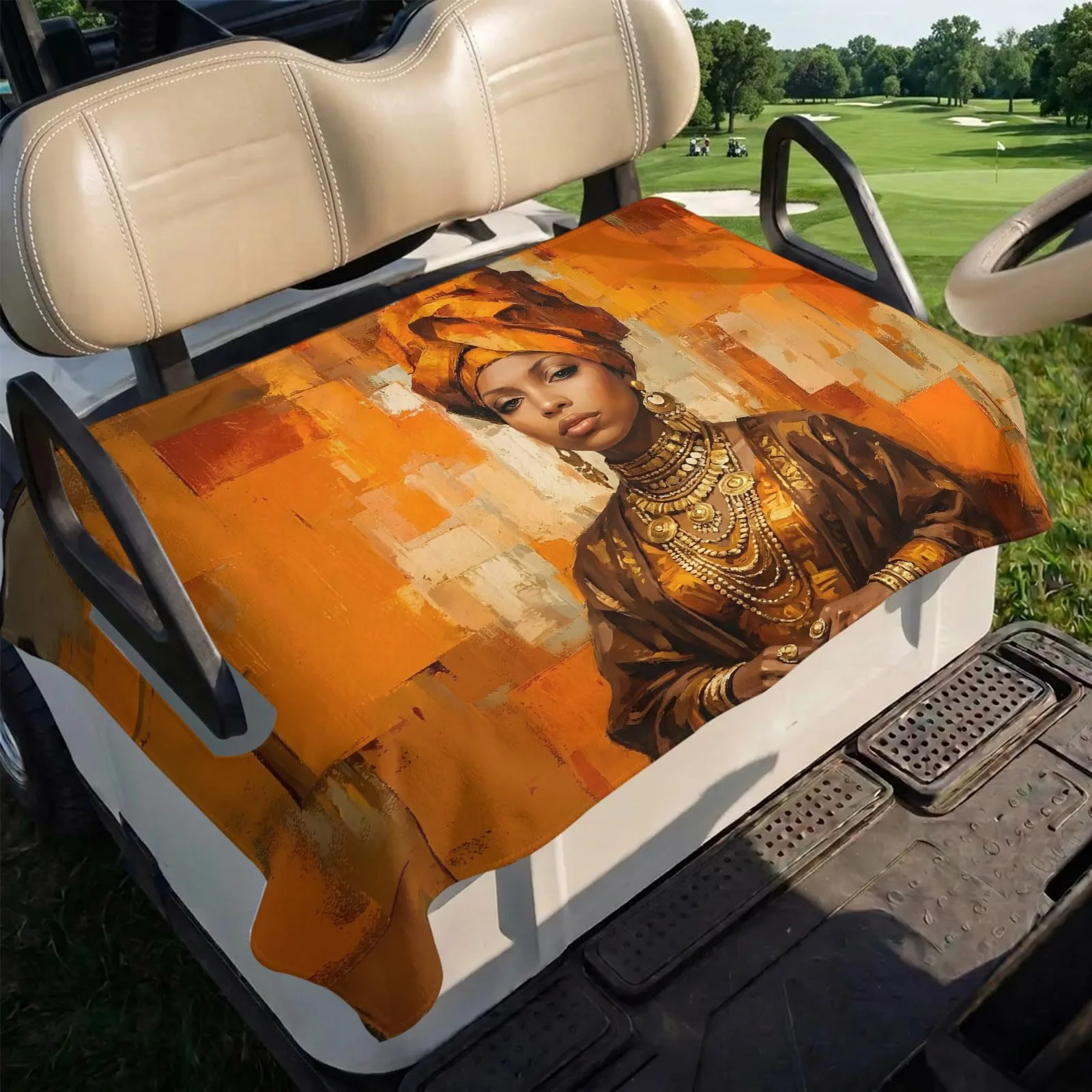 Trosturdspn Golf Cart Seat Towel Blanket 51 x 31 Inch image 4