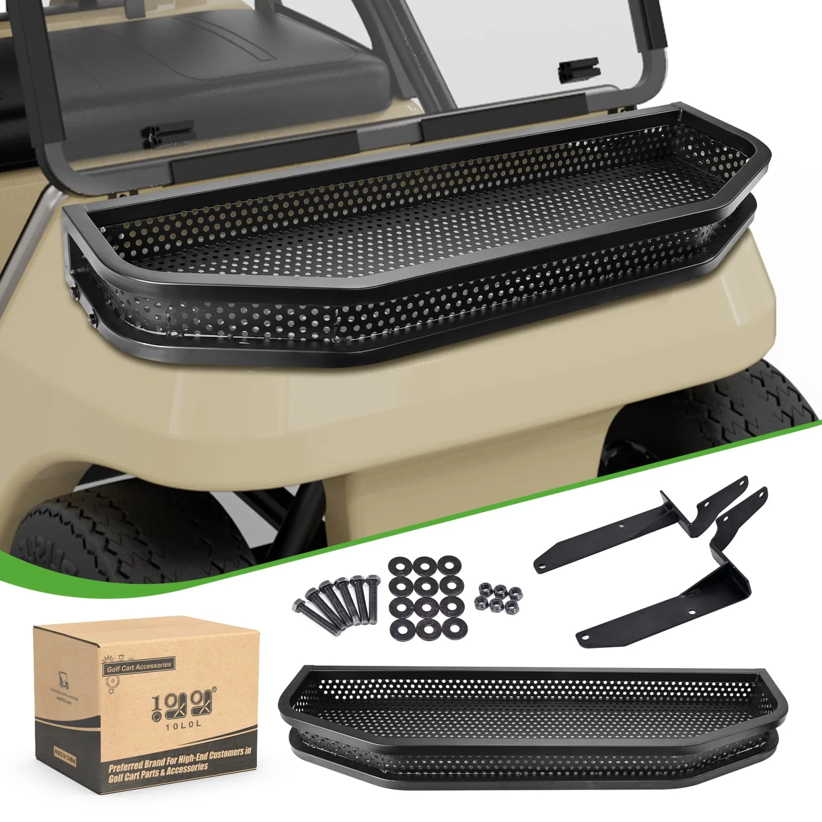 10L0L Front Cargo Basket for Club Car DS Golf Carts