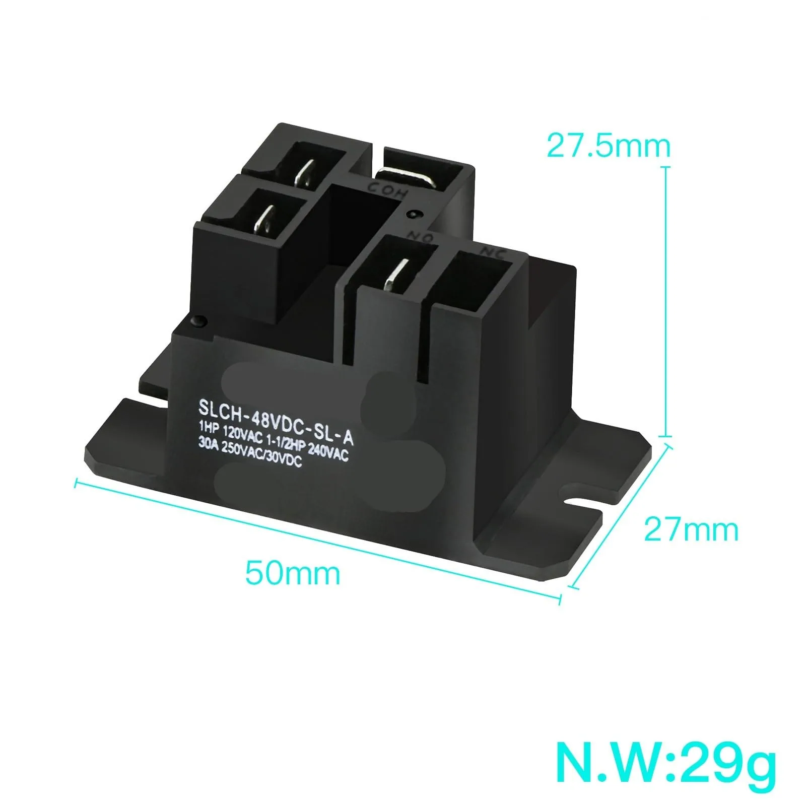 OETIBUFA 48V Golf Cart Charger Relay image 2